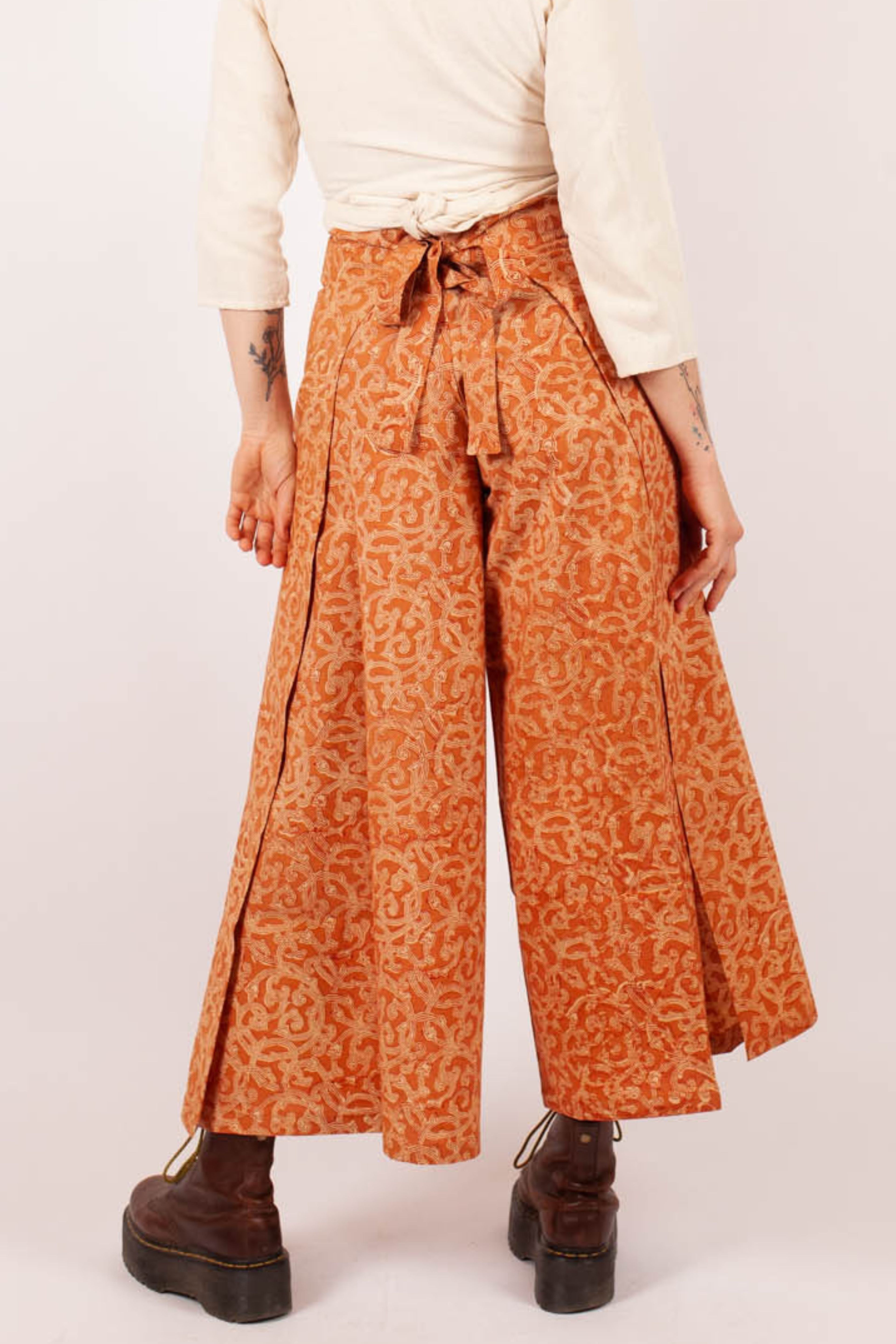 Pantalon SARASWATI - Coton bio - Imprimé Kama