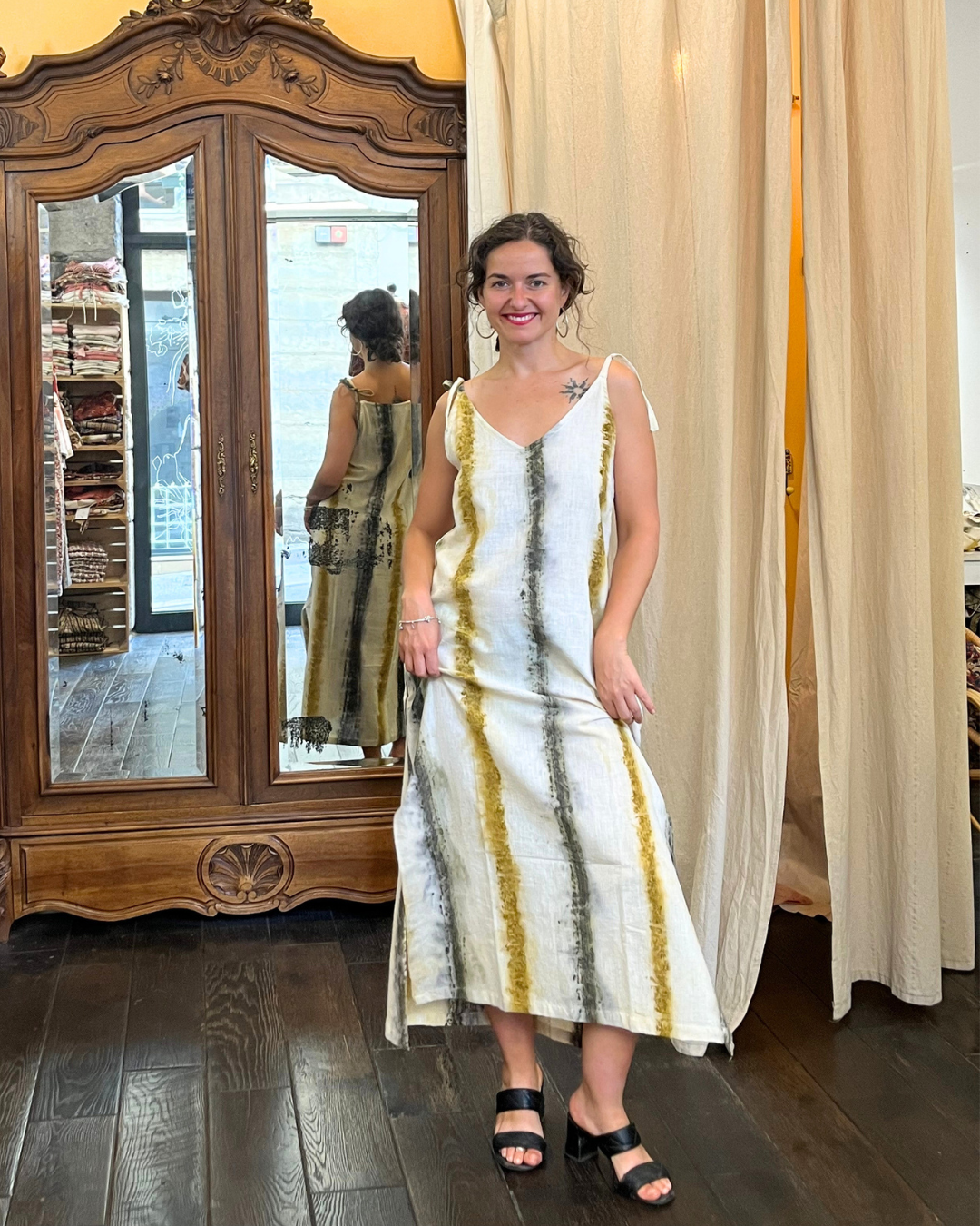 Robe UDUPI - Coton bio - Imprimé DIN (JOUR)