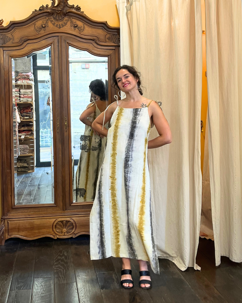 Robe UDUPI - Coton bio - Imprimé DIN (JOUR)