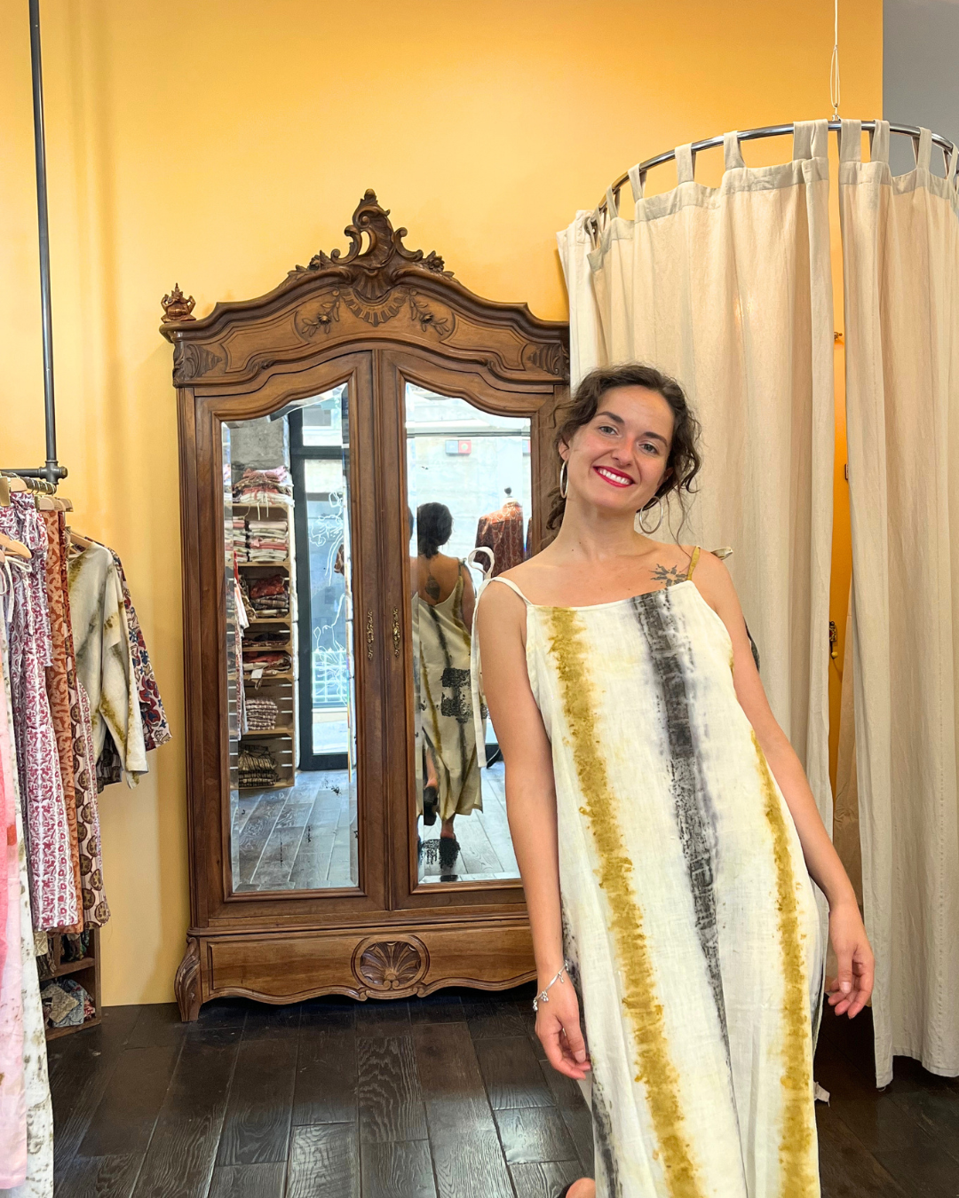 Robe UDUPI - Coton bio - Imprimé DIN (JOUR)