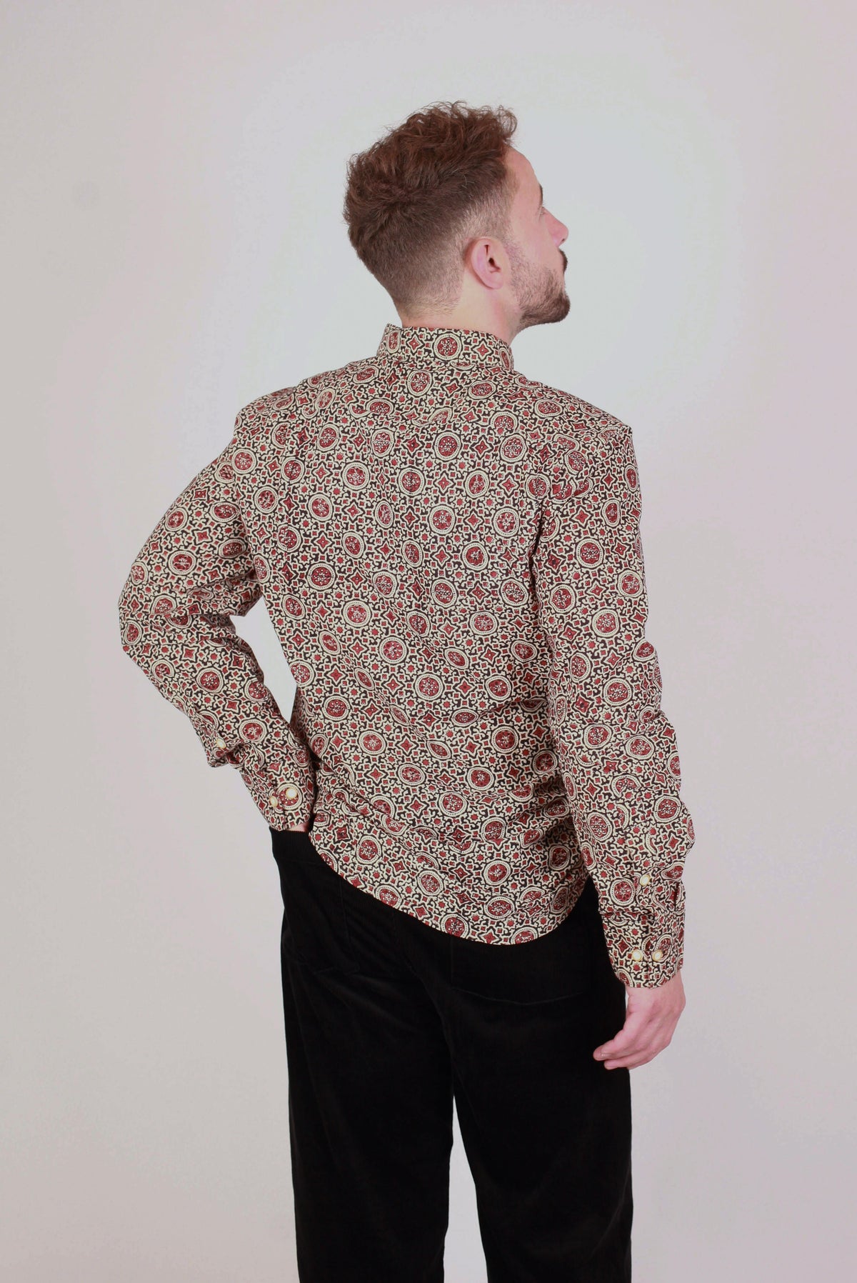 Chemise DARAMSHALA  - Imprimé Mojaik - Coton bio