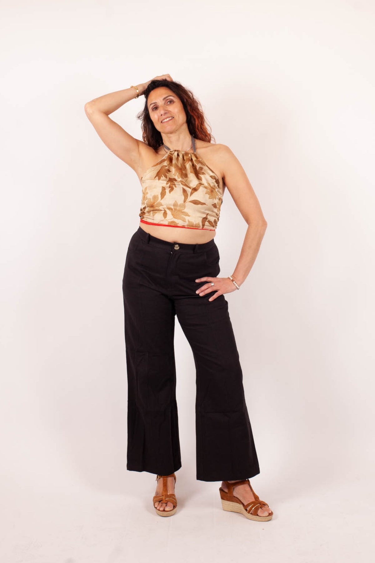 Pantalon GWALIOR - Coton bio - Coloris Kala Kaua