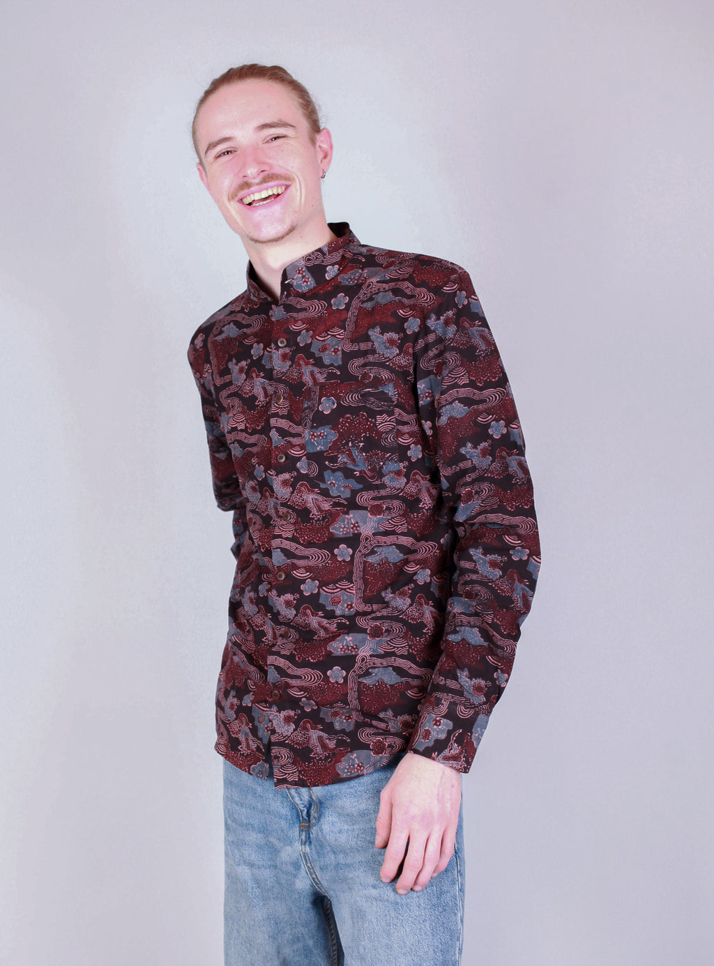 Chemise DARAMSHALA  - Imprimé VIKAAS - Coton bio