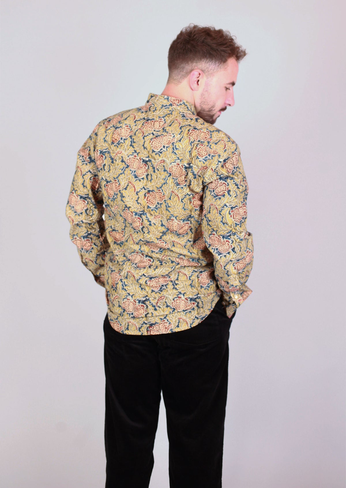 Chemise DARAMSHALA  - Imprimé Japanese Flower - Coton bio