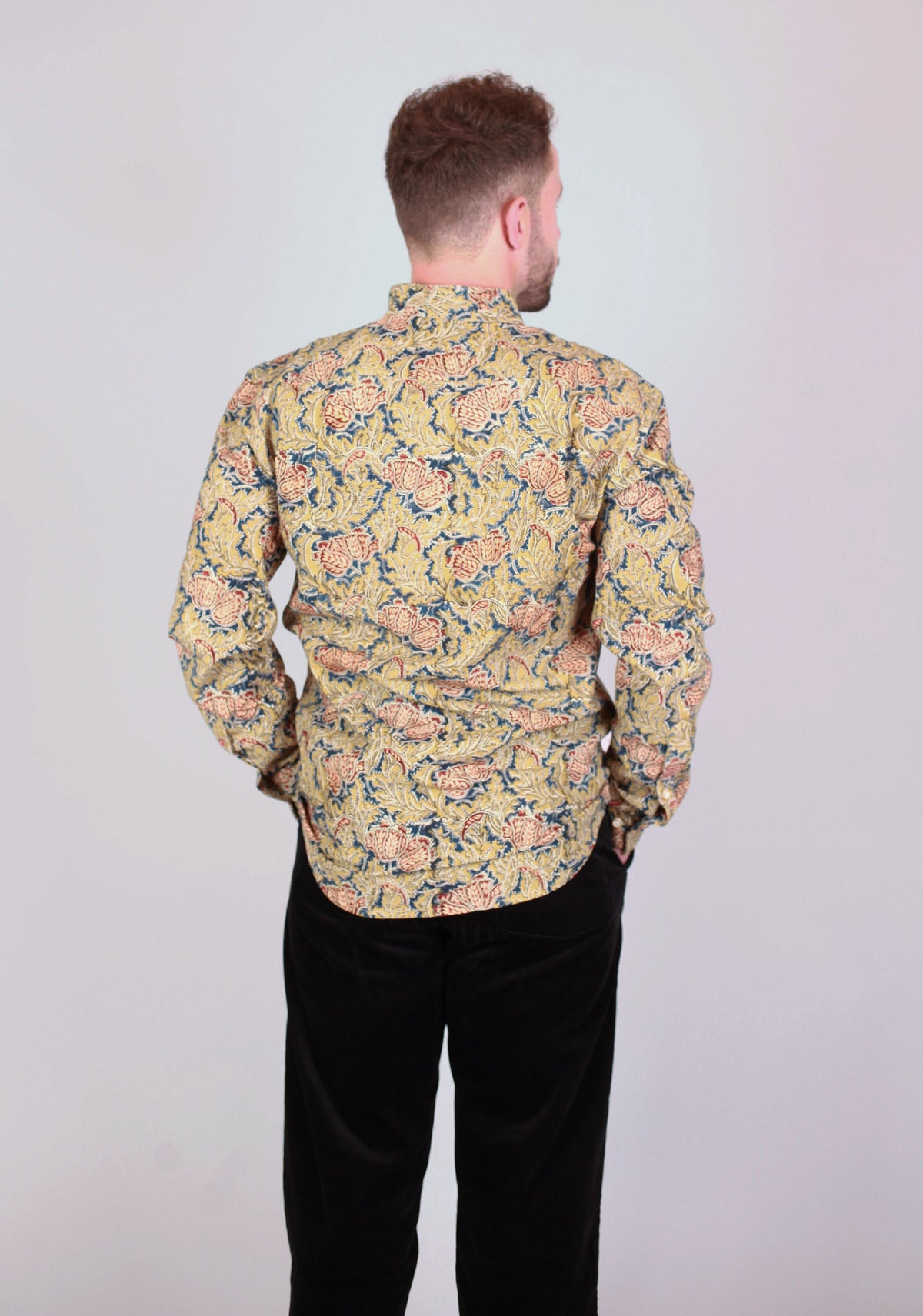 Chemise DARAMSHALA  - Imprimé Japanese Flower - Coton bio