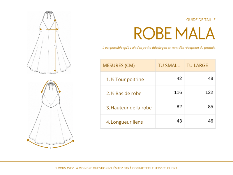 Robe MALA  - Coton bio - Imprimé KSHAN (l'instant)