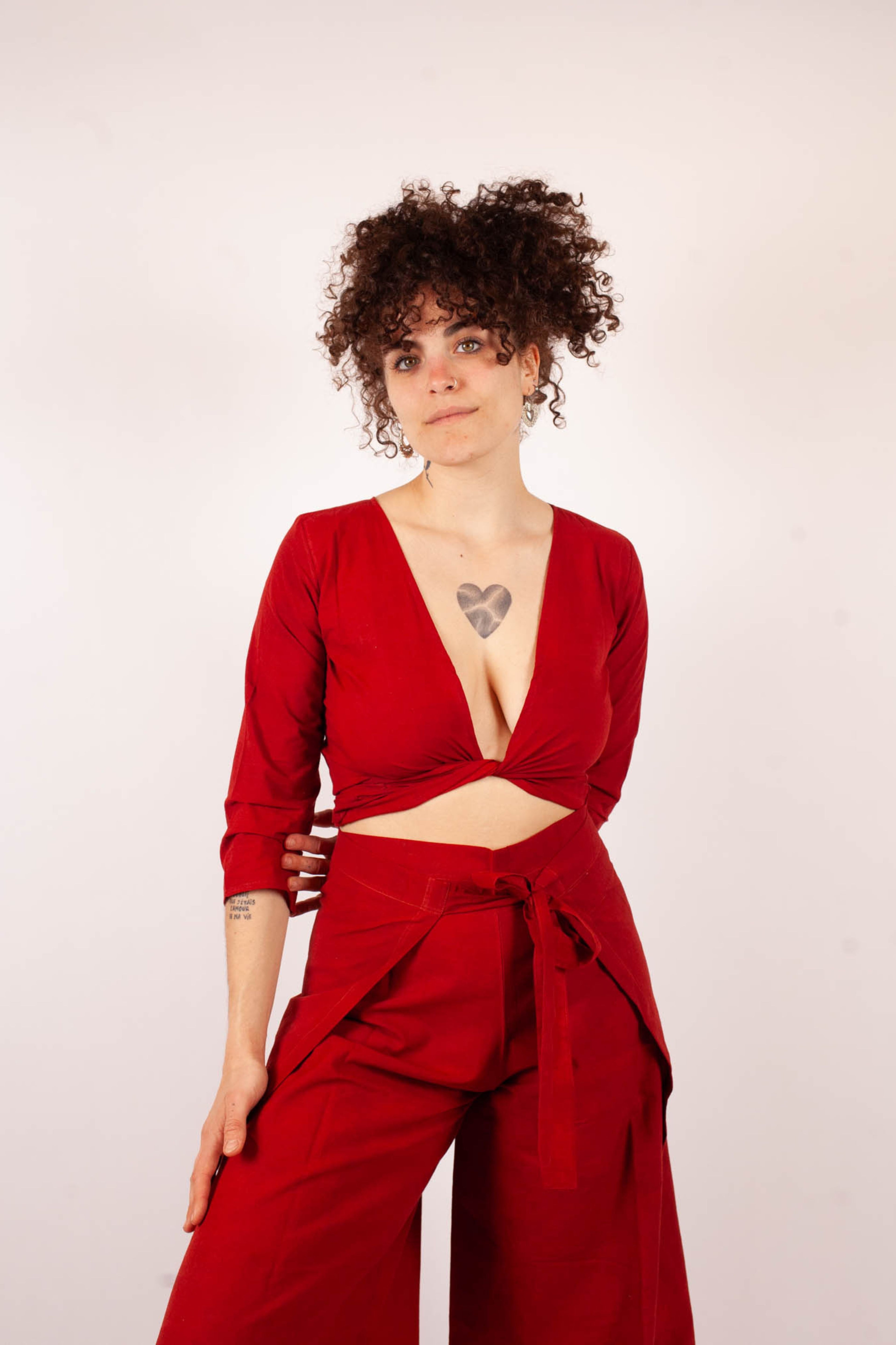 Top Benares - Coton bio - Coloris Alum