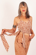 Top Mounica - Coton bio - Imprimé KSHAN (l'instant)