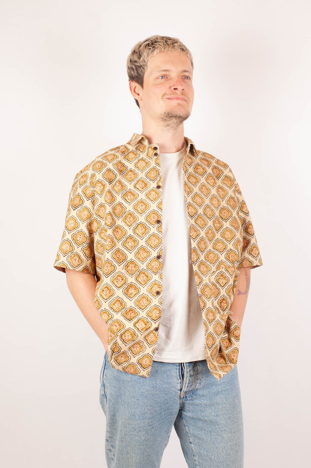 Chemise Linga -Coton bio - Imprimé VISTAAR (expansion)