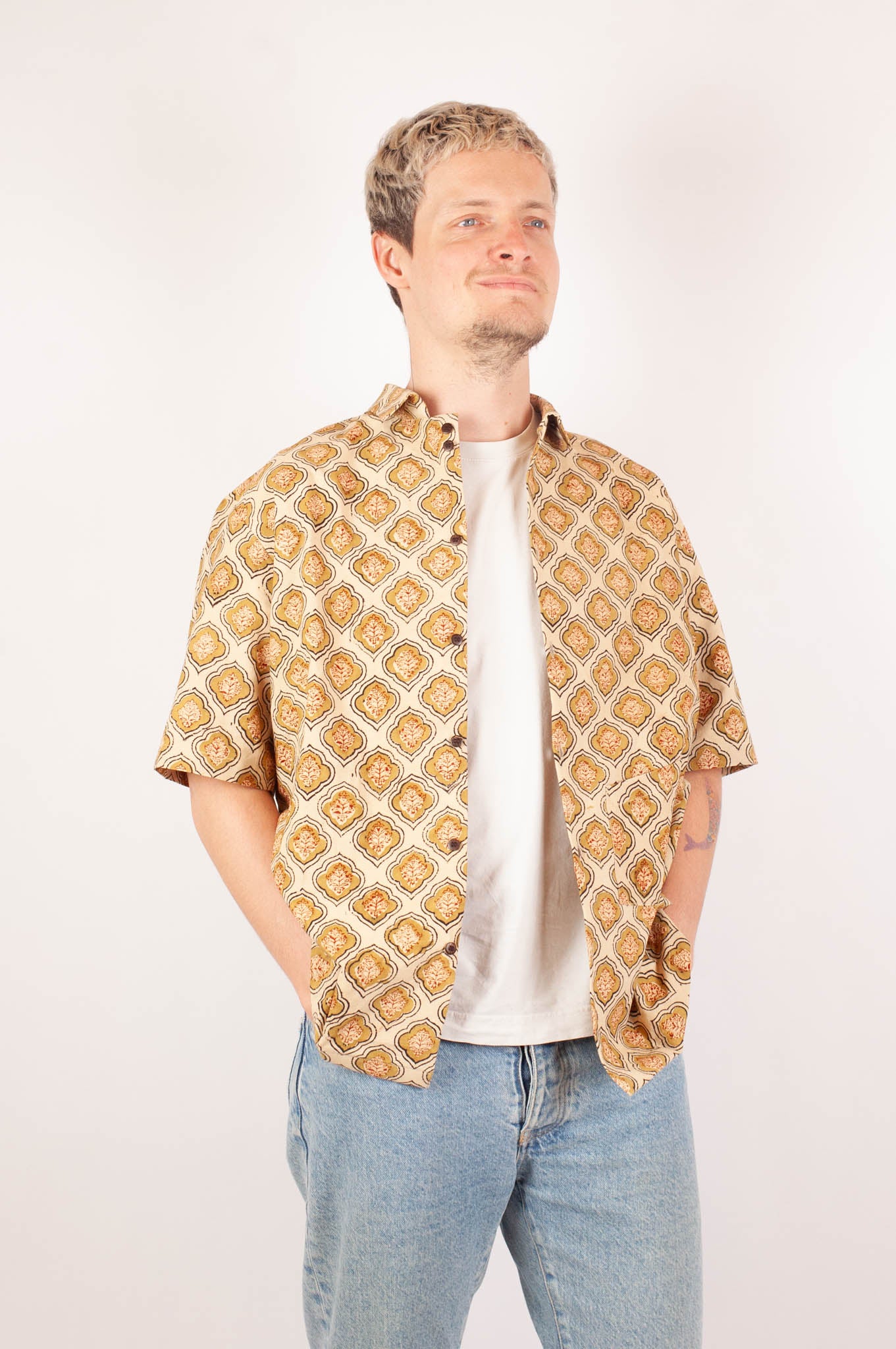 Chemise Linga -Coton bio - Imprimé VISTAAR (expansion)