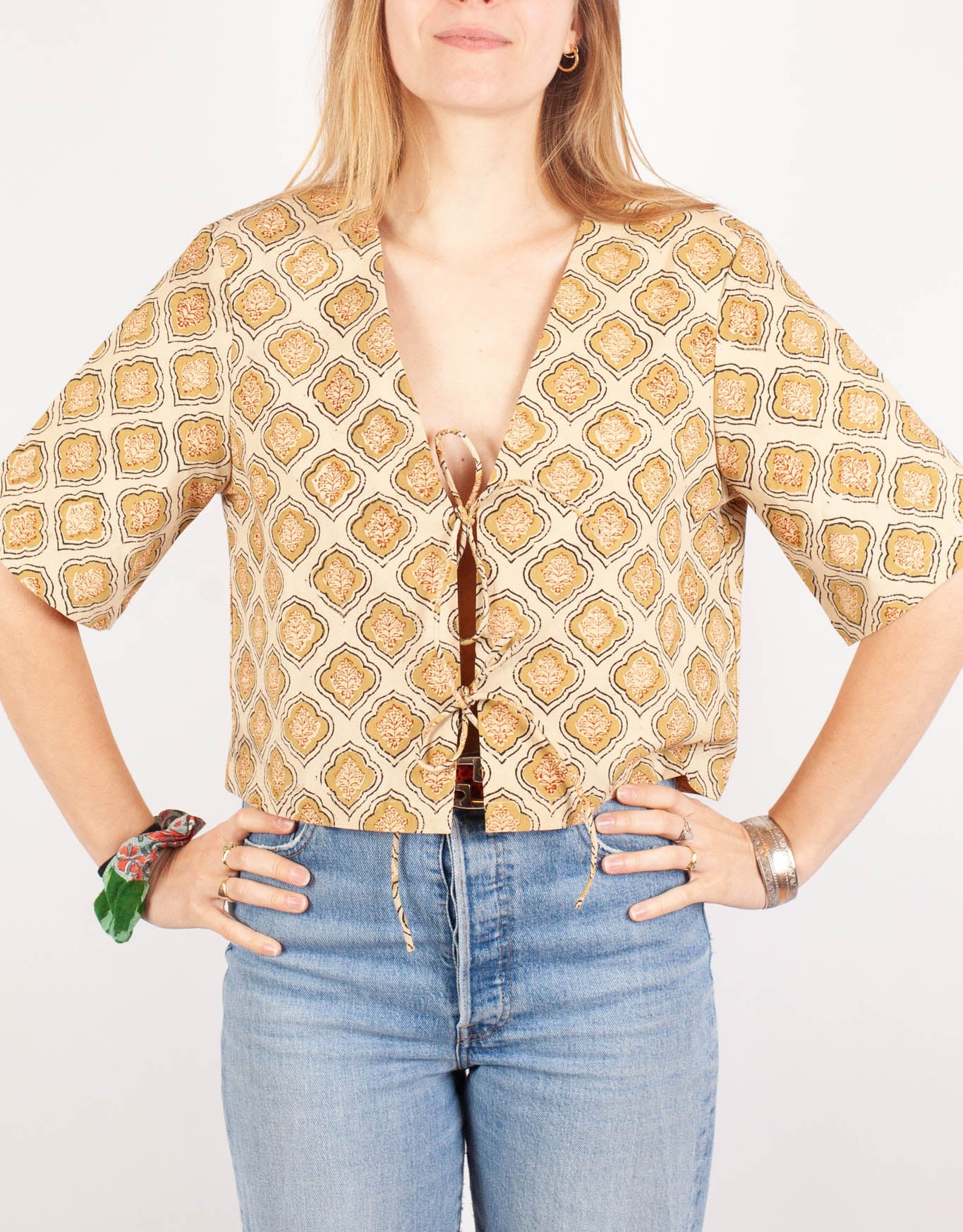 Top BOBBILI - Coton bio - Imprimé VISTAAR (expansion)