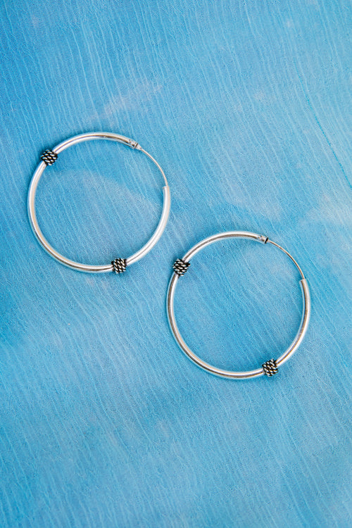 Boucles d'oreilles BIG JHUMKI - argent 925m