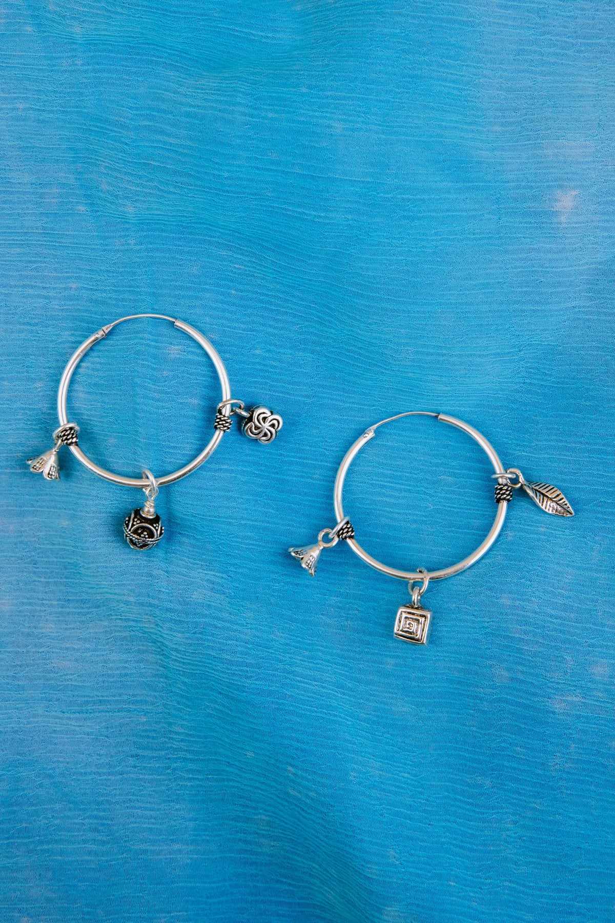 Boucles d'oreilles BIG JHUMKI - argent 925m
