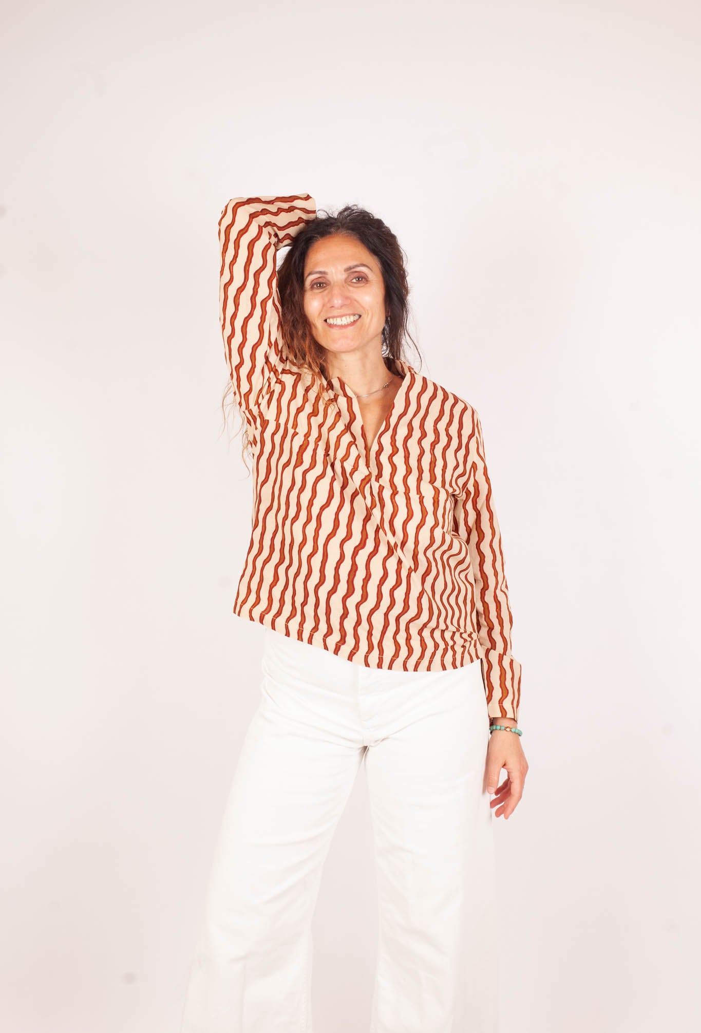 Blouse JAISALMER - Coton bio - Imprimé KSHAN (l'instant)