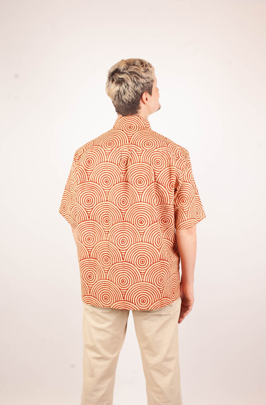 Chemise Linga - Coton bio - Imprimé UTHANA (élévation)