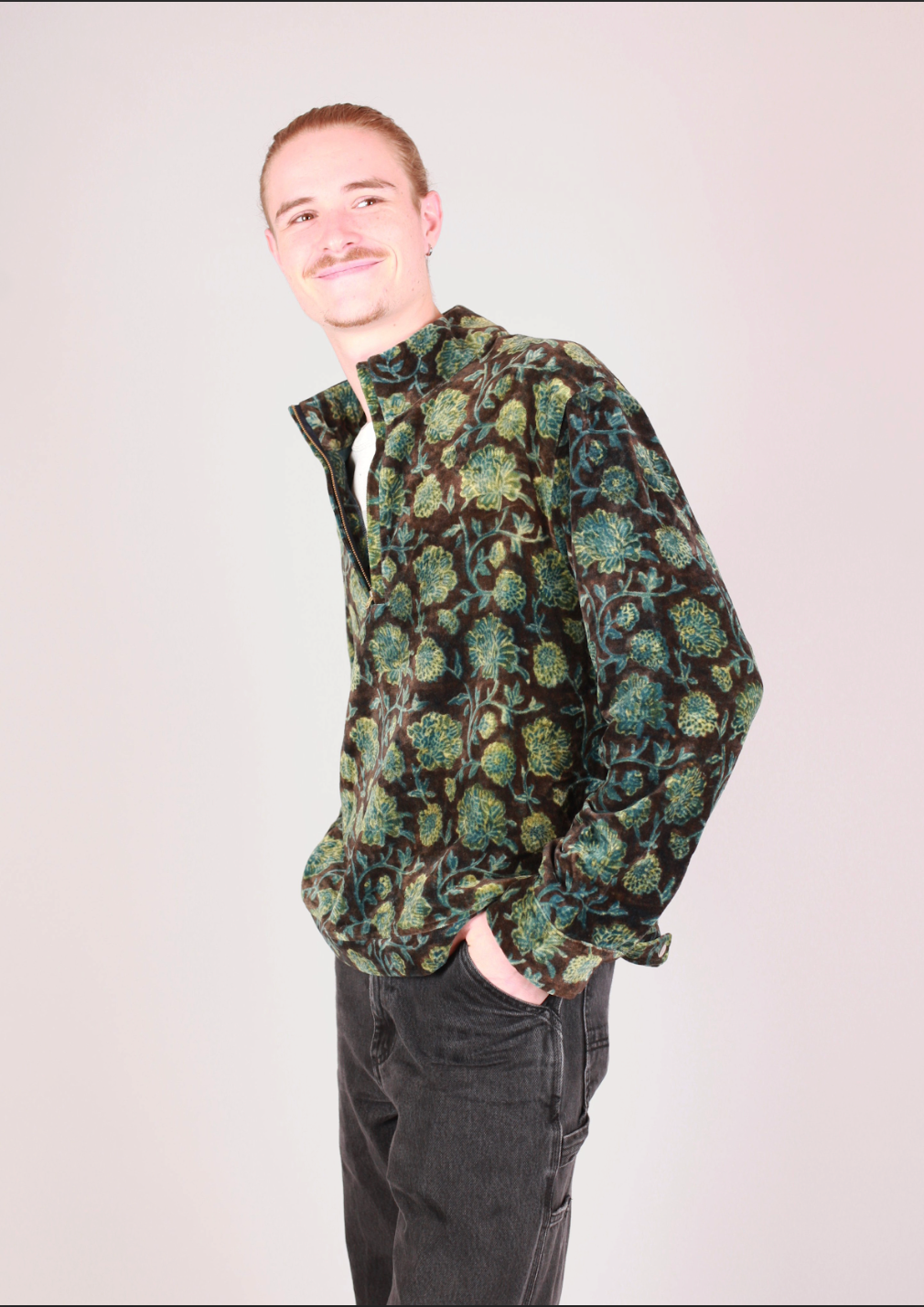 Sweat-shirt BARASTIA - Coton bio - Imprimé UDANA (respirer)