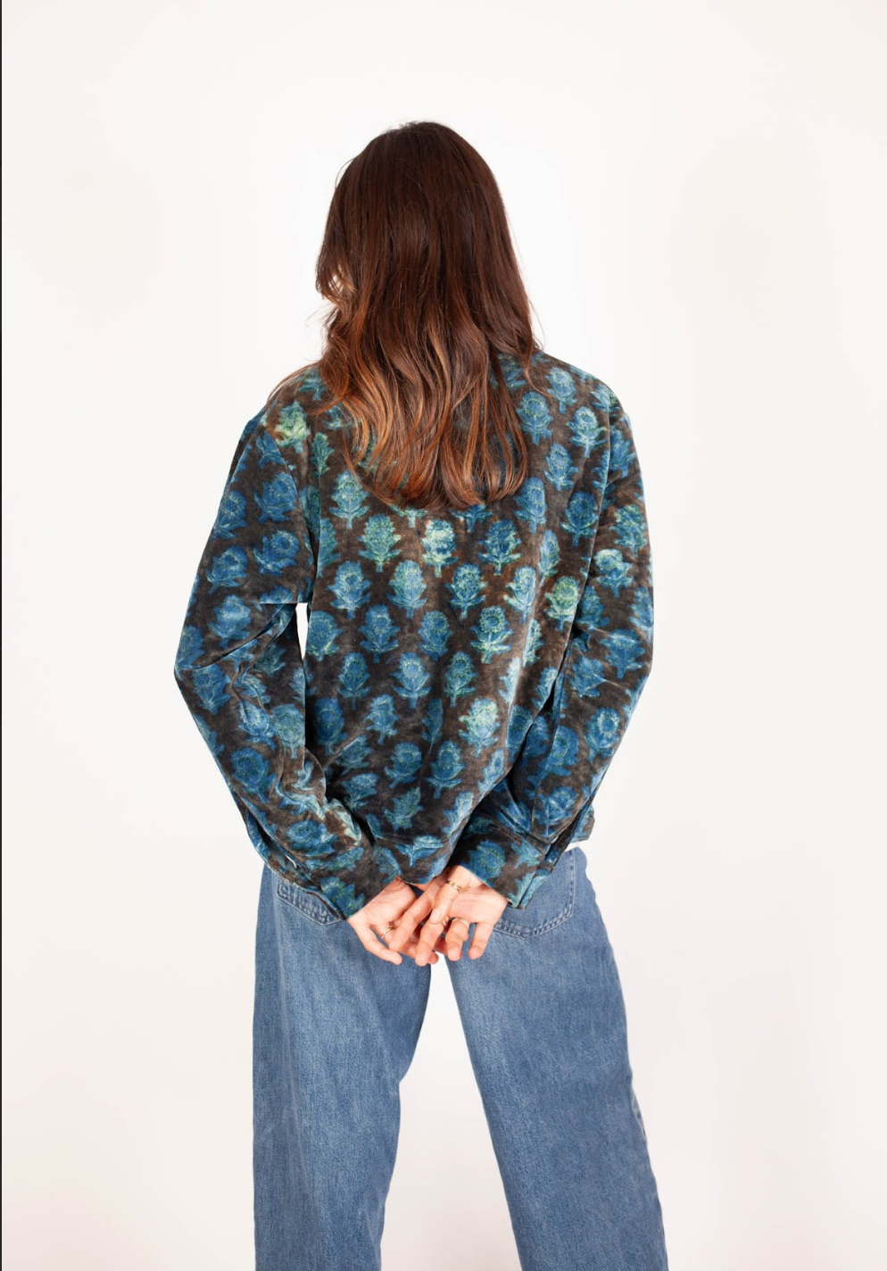 Sweat-shirt BARASTIA - Coton bio - Imprimé SVAGATA (accueillir)