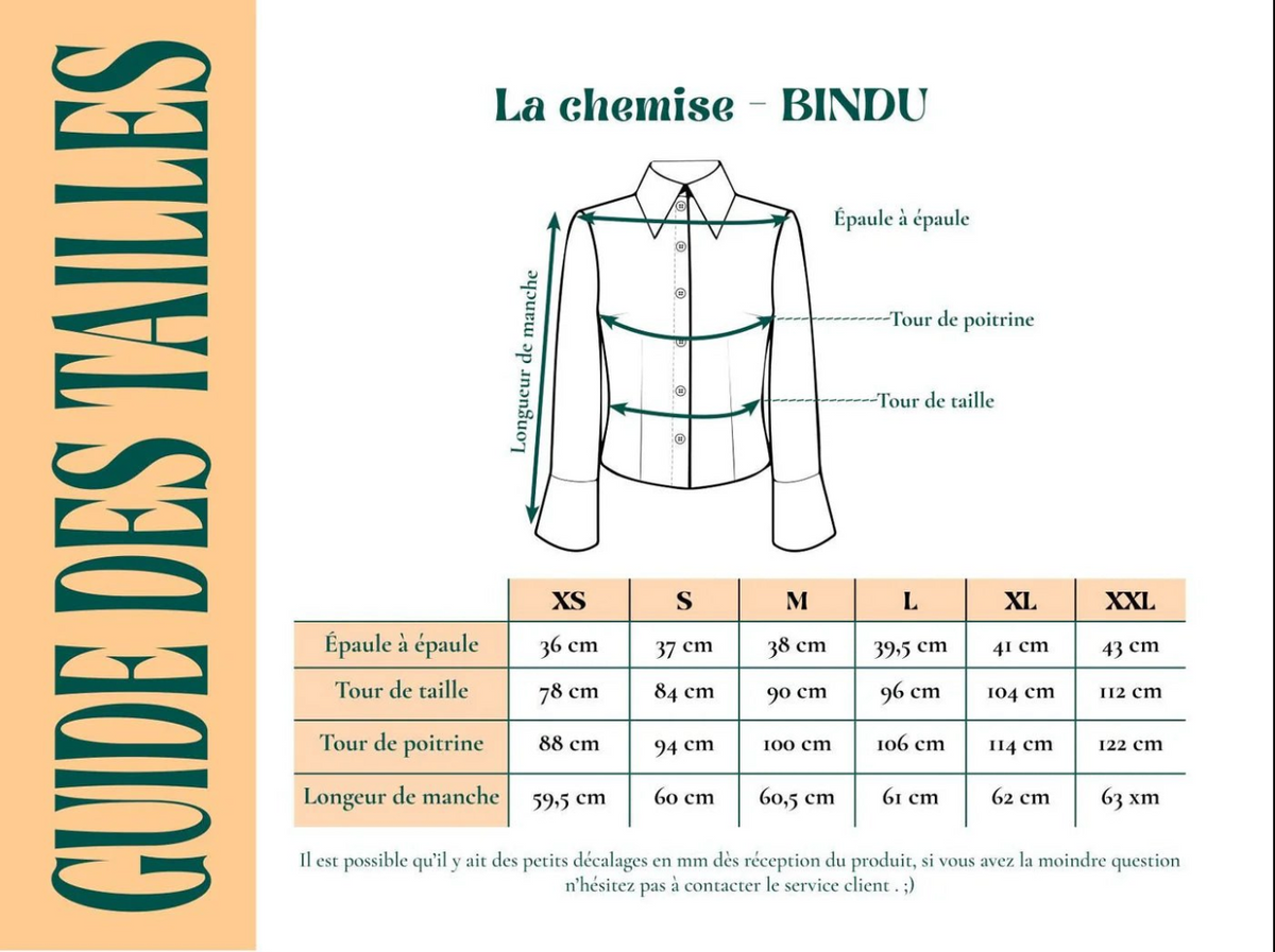 Chemise Bindu - Imprimé Bageecha - Coton bio