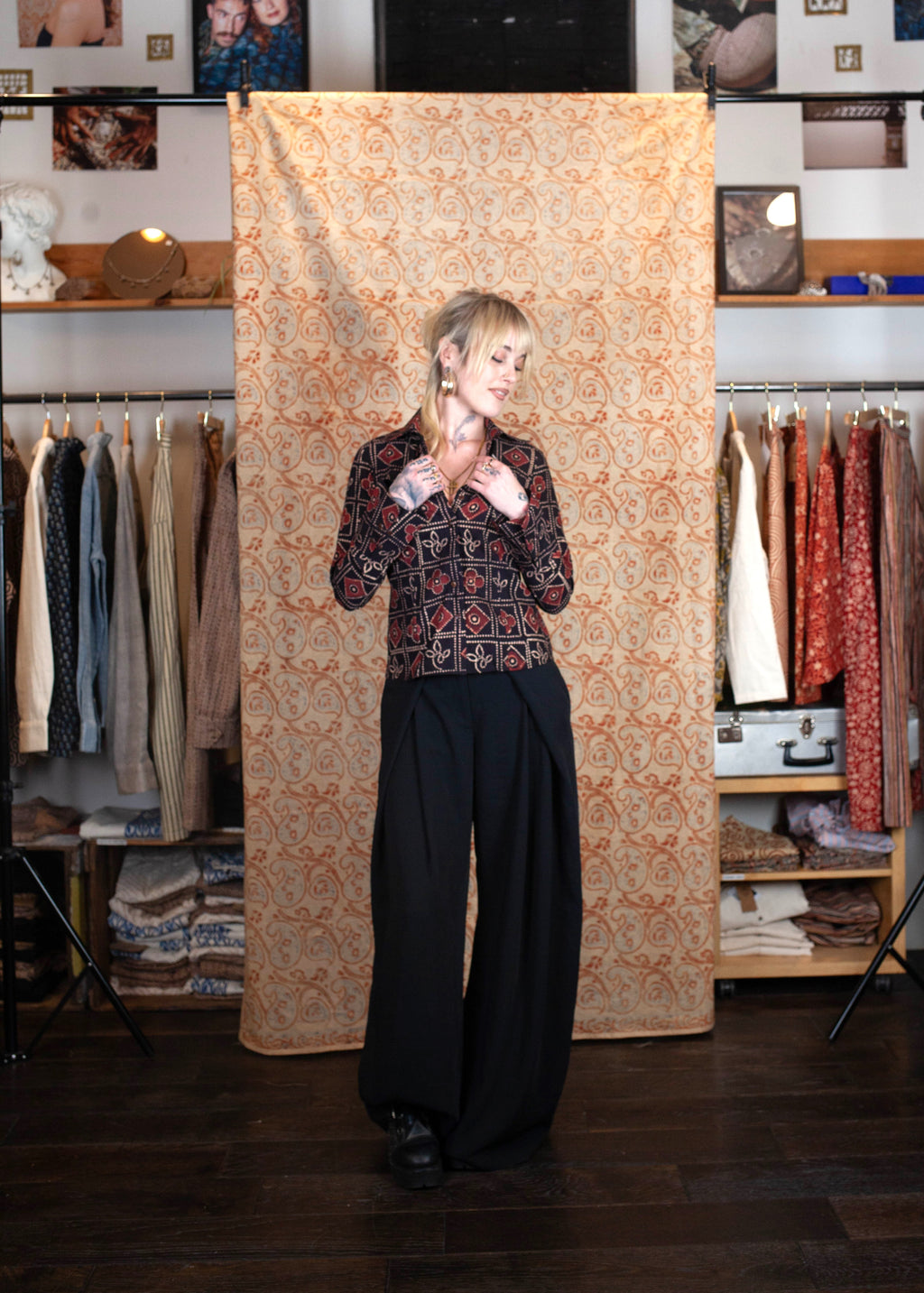 Chemise Bindu V.2 - Coton bio - Imprimé PAHELEE (puzzle)