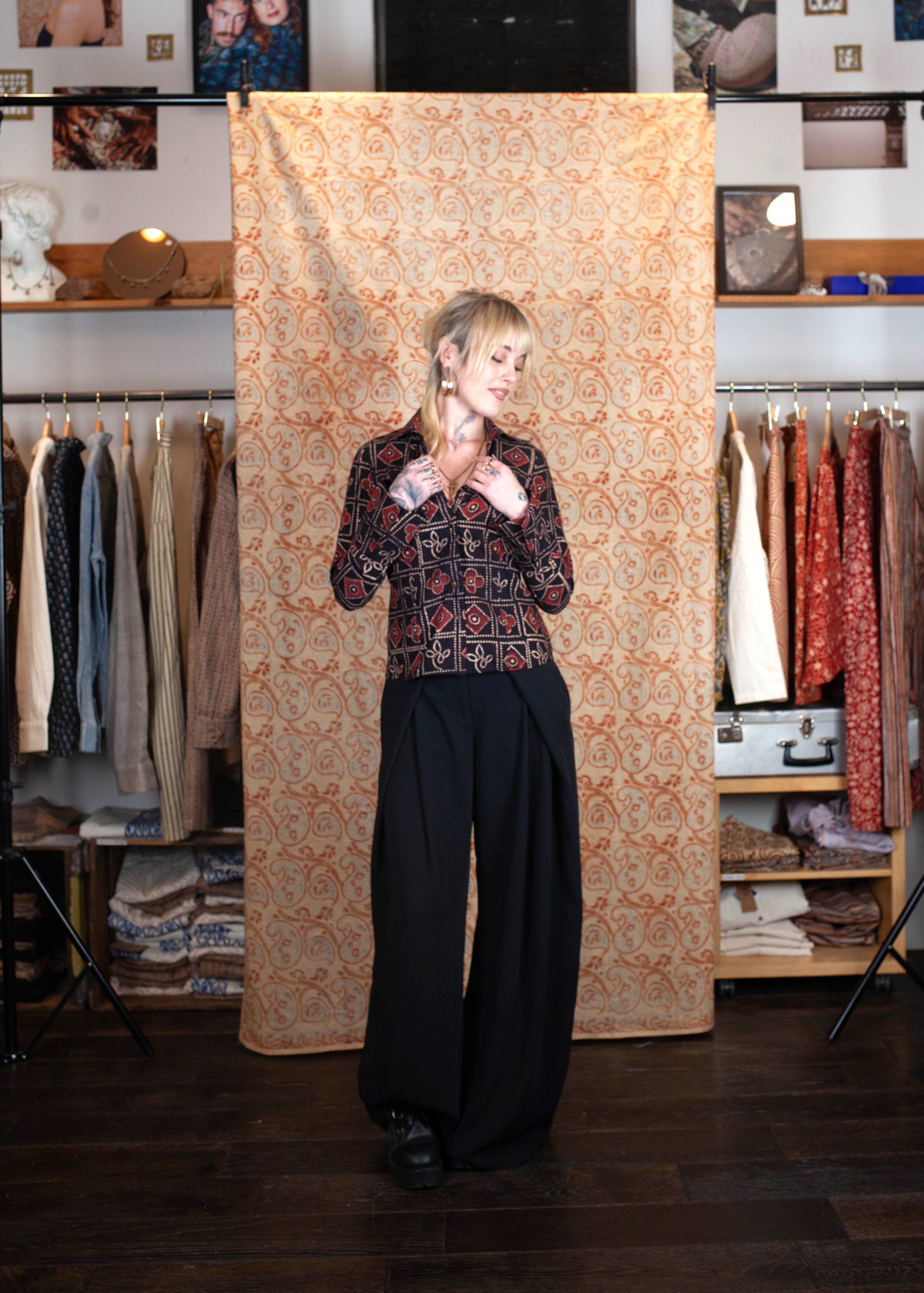 Chemise Bindu V.2 - Coton bio - Imprimé PAHELEE (puzzle)