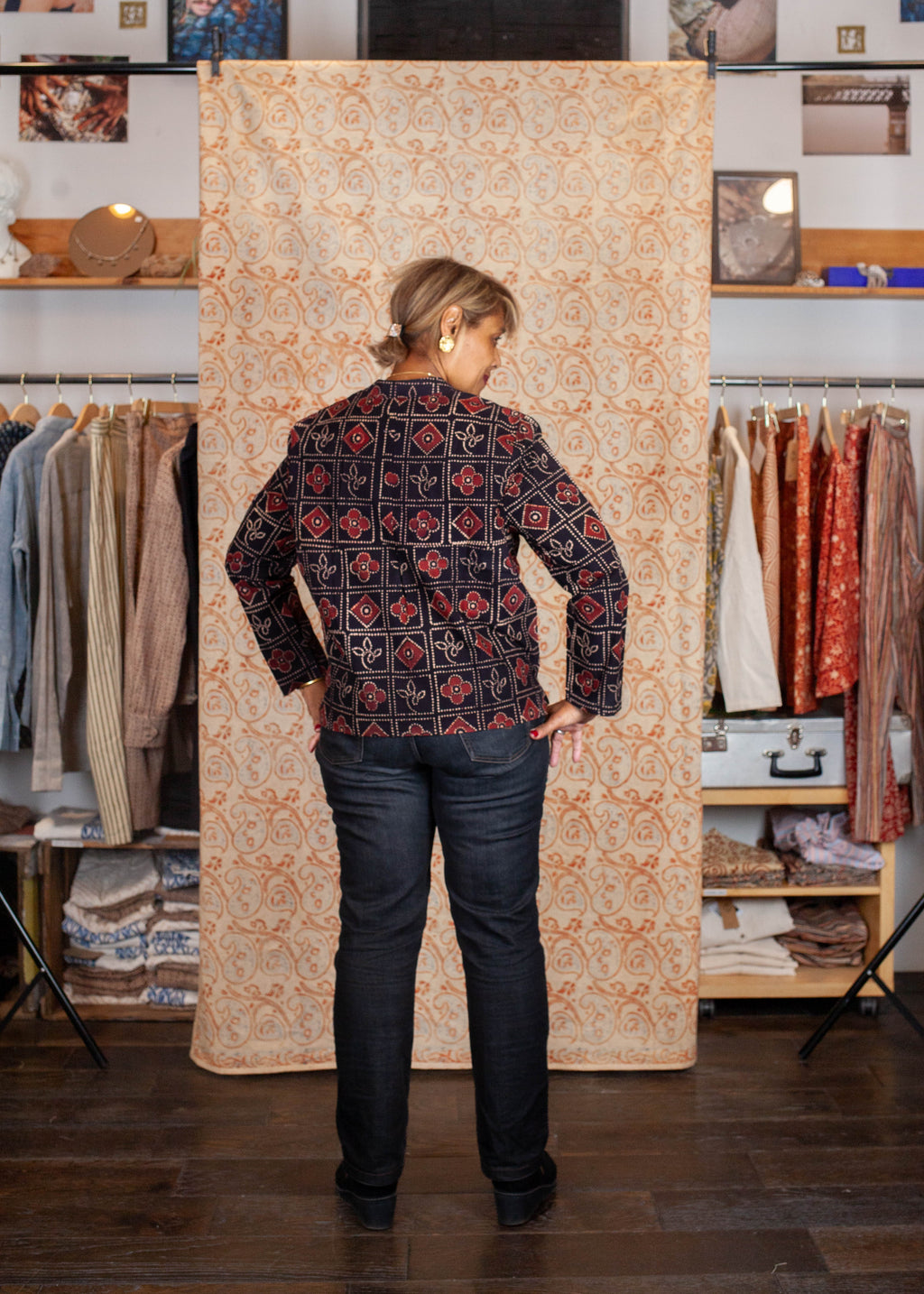 Blouse JAISALMER - Coton bio - Imprimé PAHELEE (puzzle)