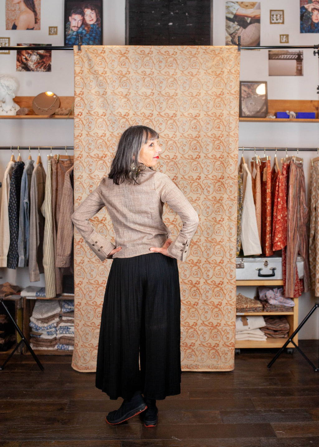 Chemise Bindu V.2 - Kala coton - Coloris KAMEL KALA