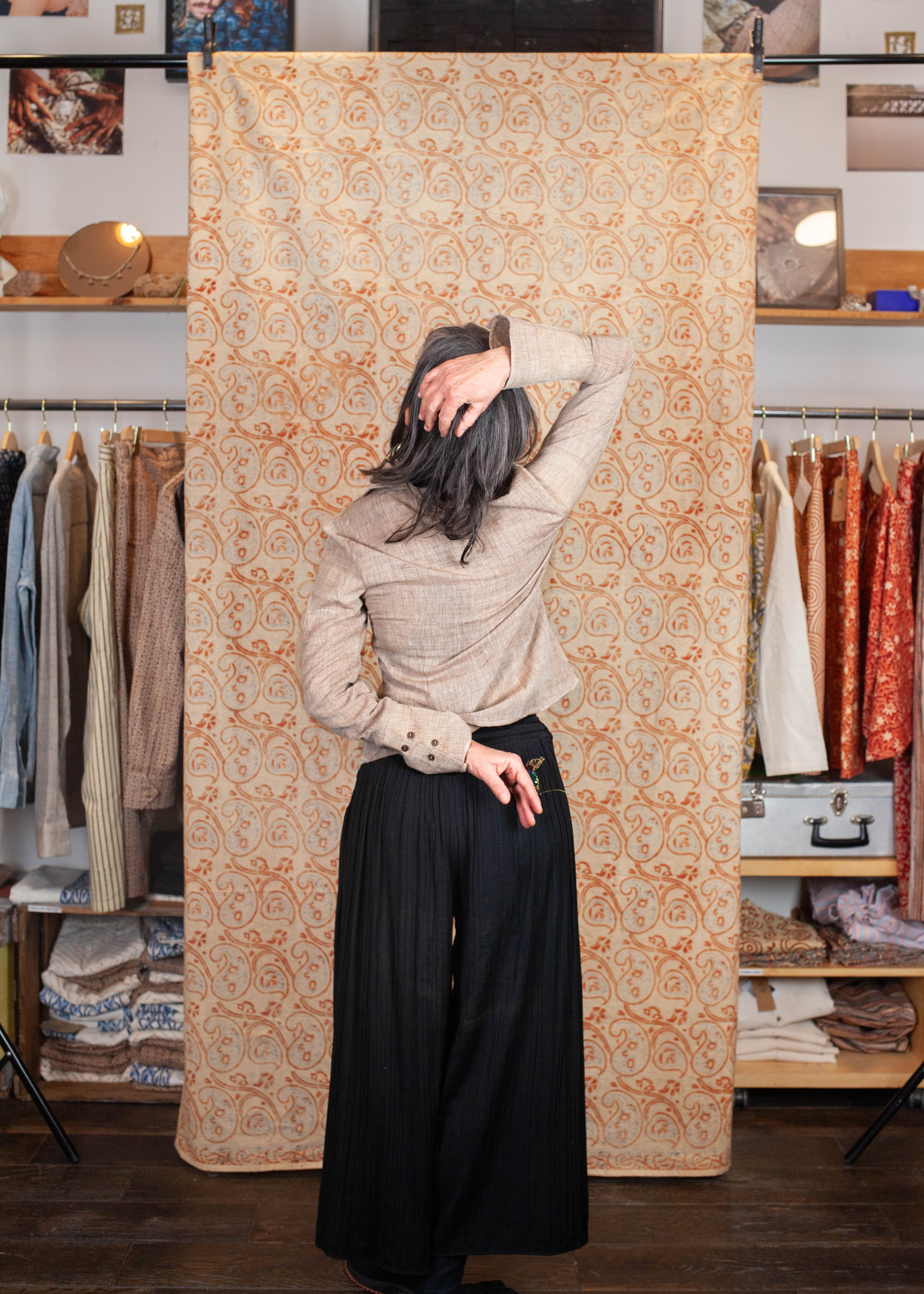 Chemise Bindu V.2 - Kala coton - Coloris KAMEL KALA