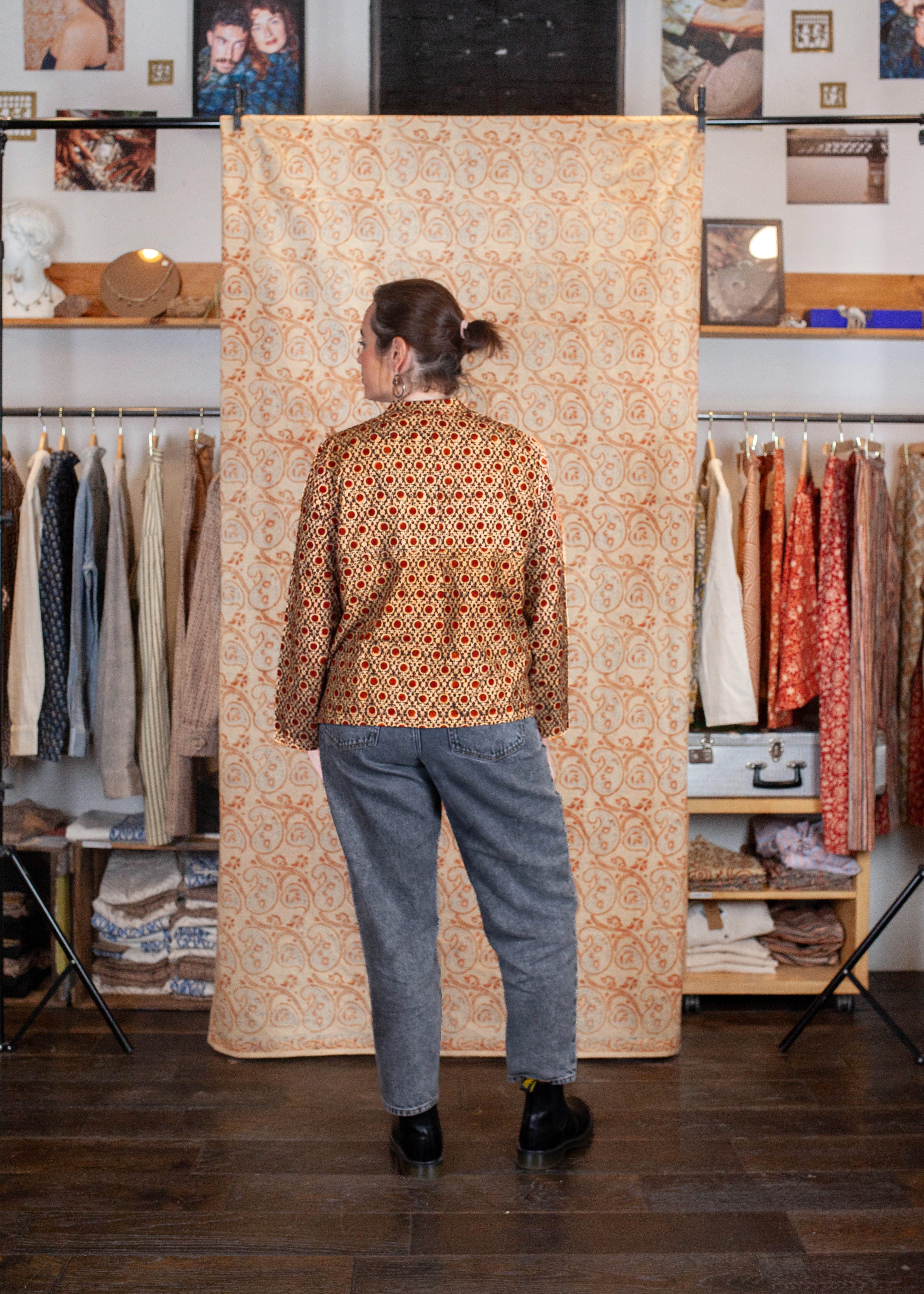 Blouse JAISALMER - Coton bio - Imprimé KENDR (centre)
