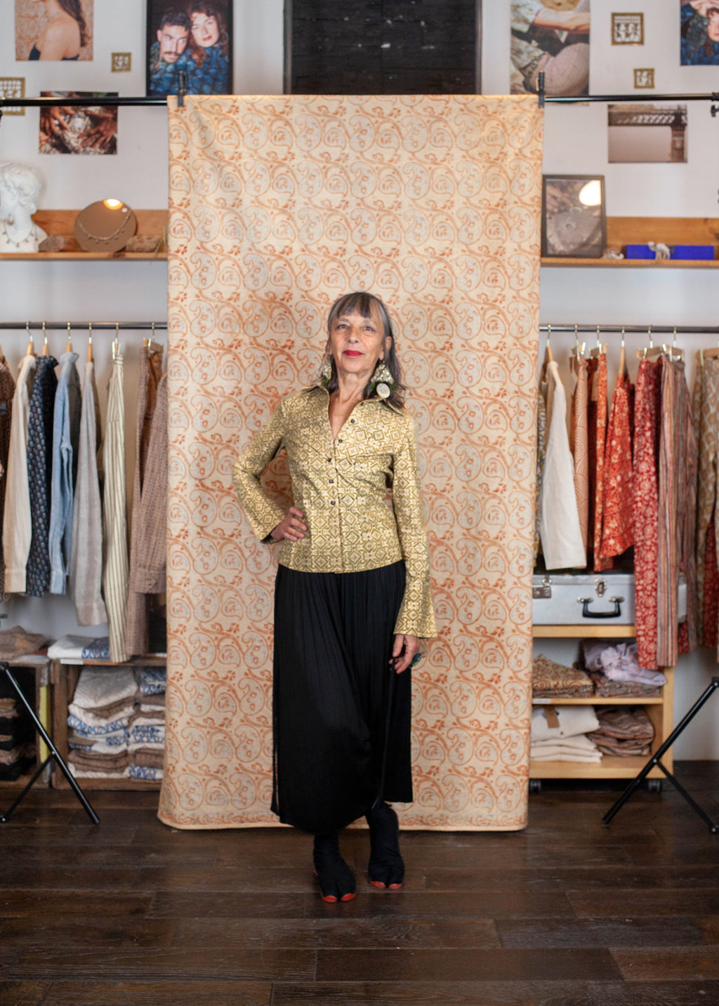 Chemise Bindu V.2 - Coton bio - Imprimé SAATH (ensemble)