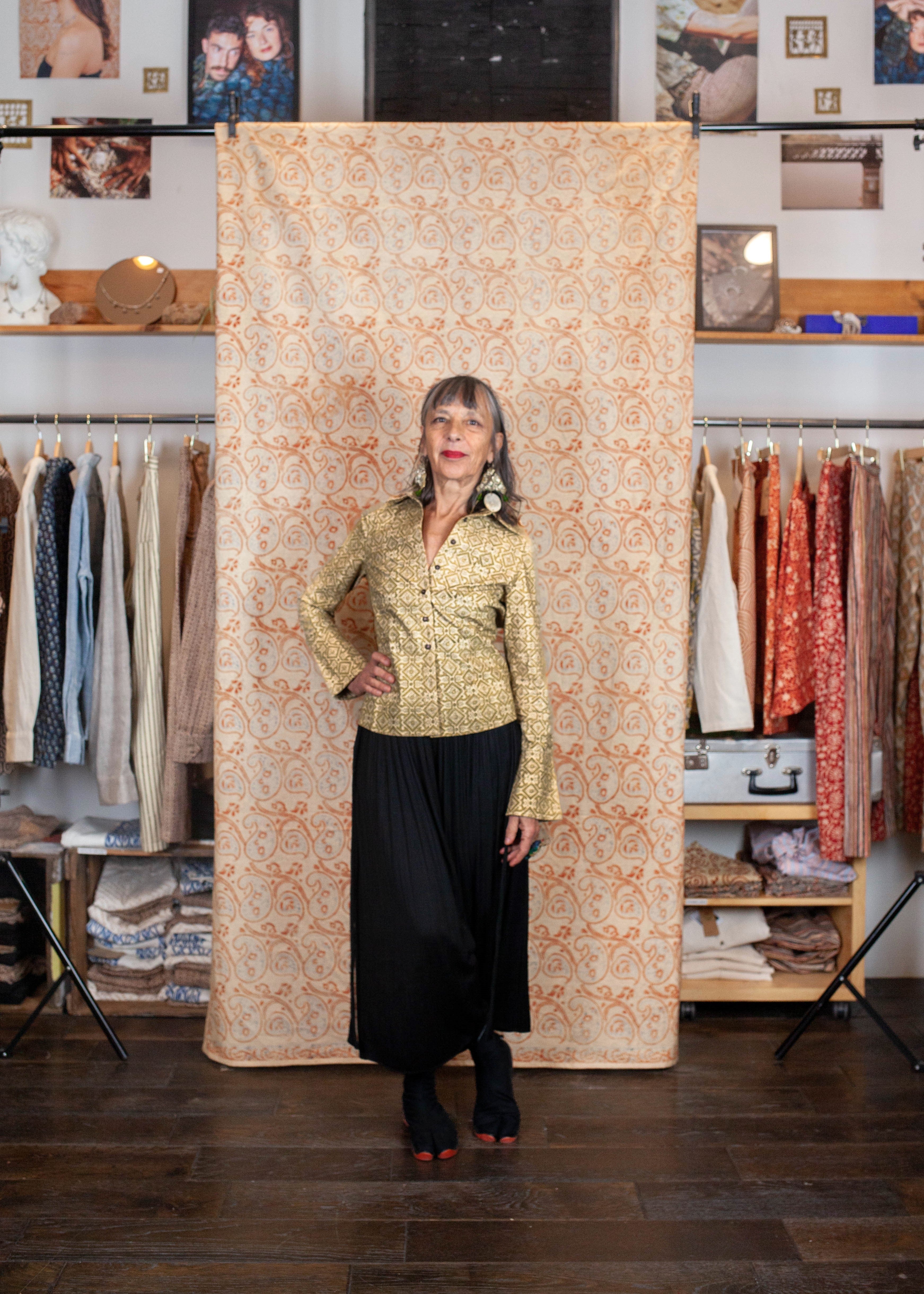 Chemise Bindu V.2 - Coton bio - Imprimé SAATH (ensemble)