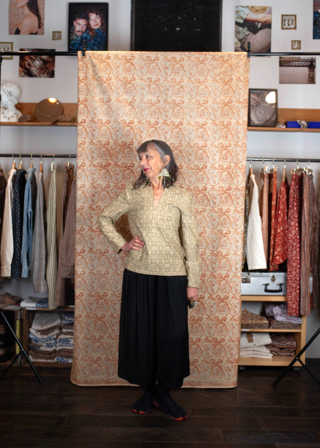 Blouse JAISALMER - Coton bio - Imprimé SAATH (ensemble)