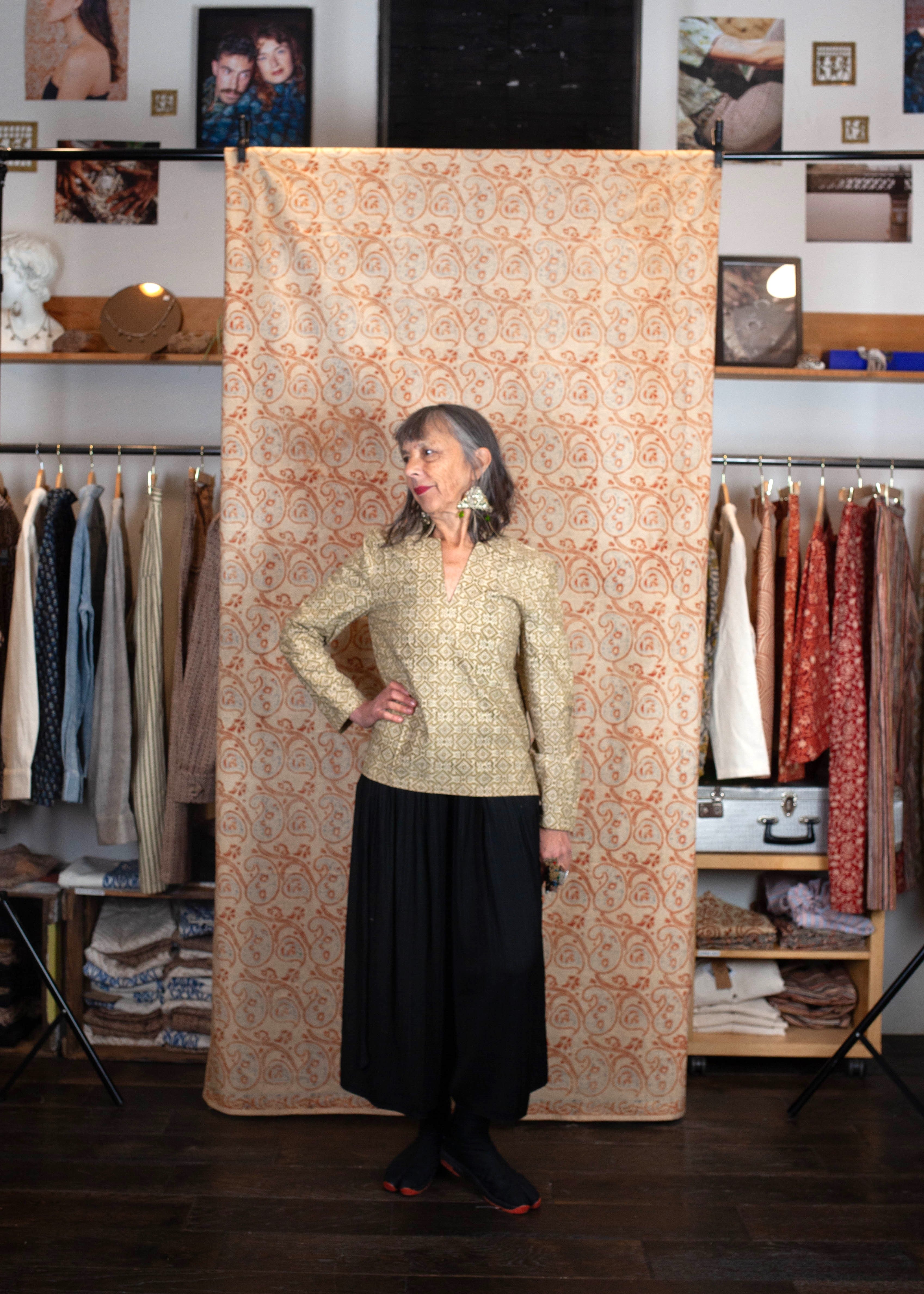 Blouse JAISALMER - Coton bio - Imprimé SAATH (ensemble)