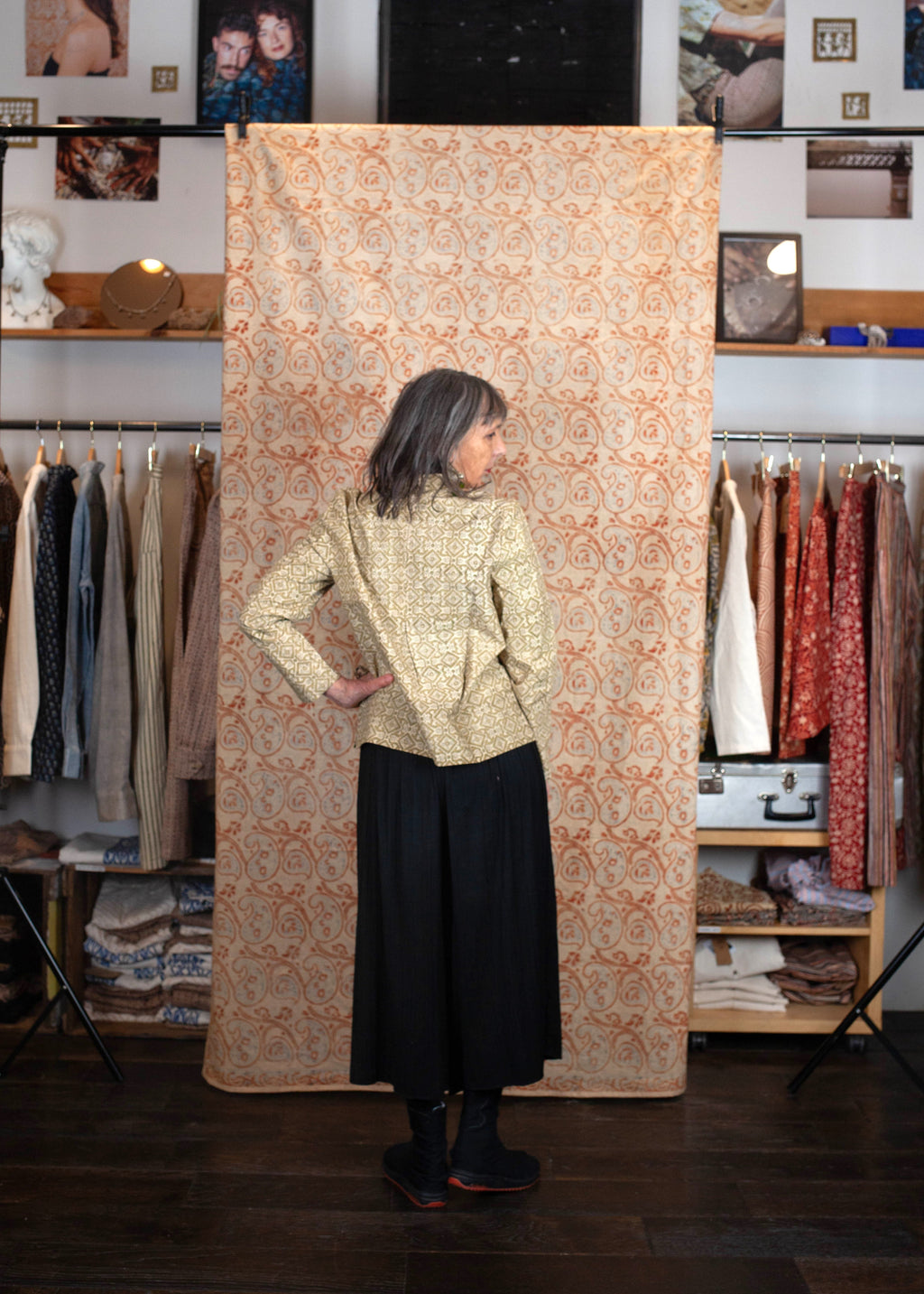 Blouse JAISALMER - Coton bio - Imprimé SAATH (ensemble)