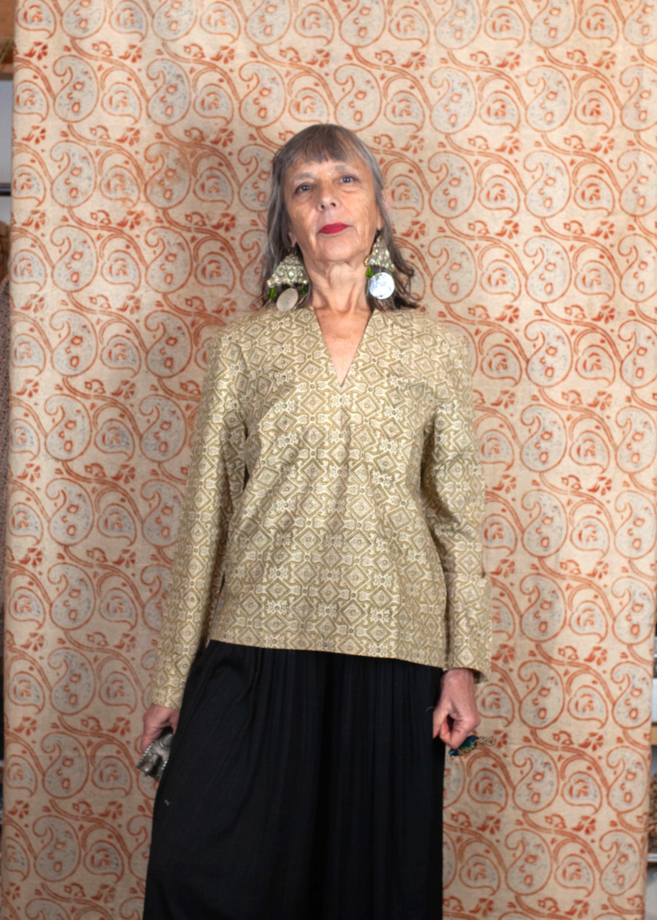 Blouse JAISALMER - Coton bio - Imprimé SAATH (ensemble)