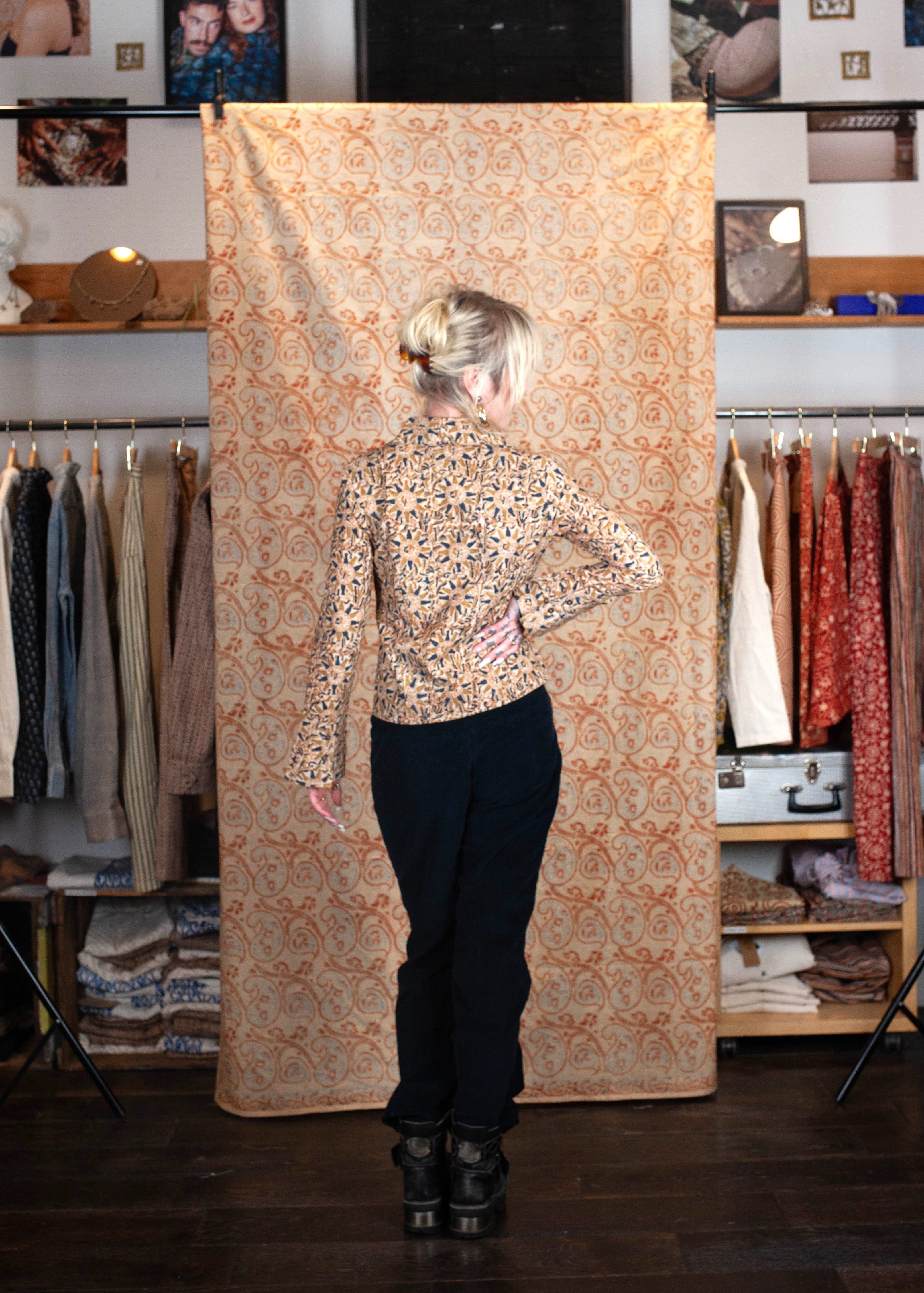 Chemise Bindu V.2 - Coton bio - Imprimé MACHALEE (poisson)