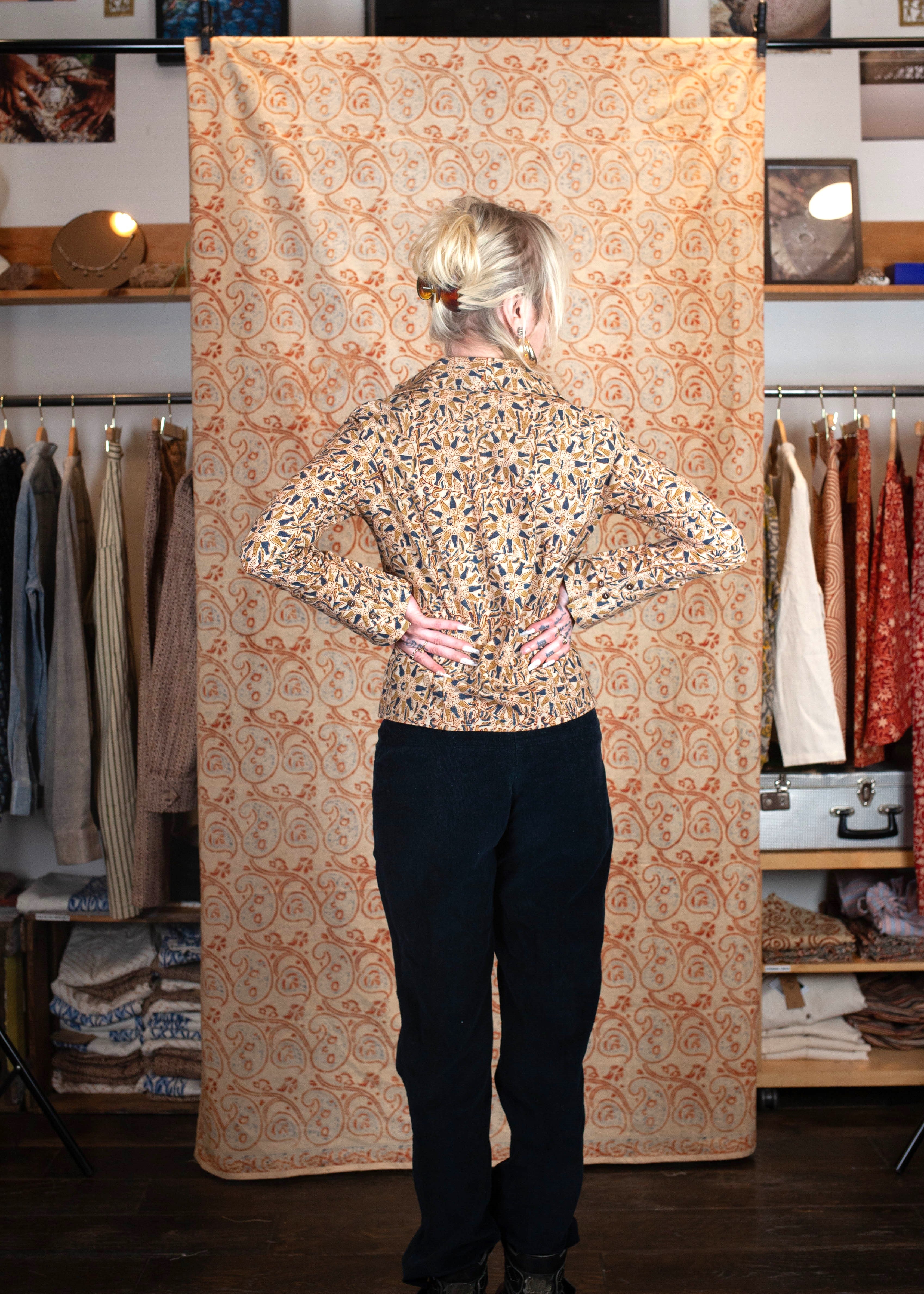 Chemise Bindu V.2 - Coton bio - Imprimé MACHALEE (poisson)