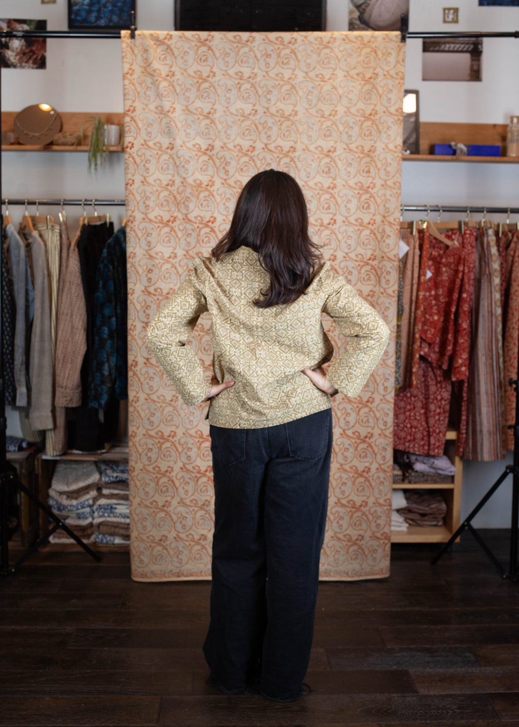 Blouse JAISALMER - Coton bio - Imprimé SAATH (ensemble)