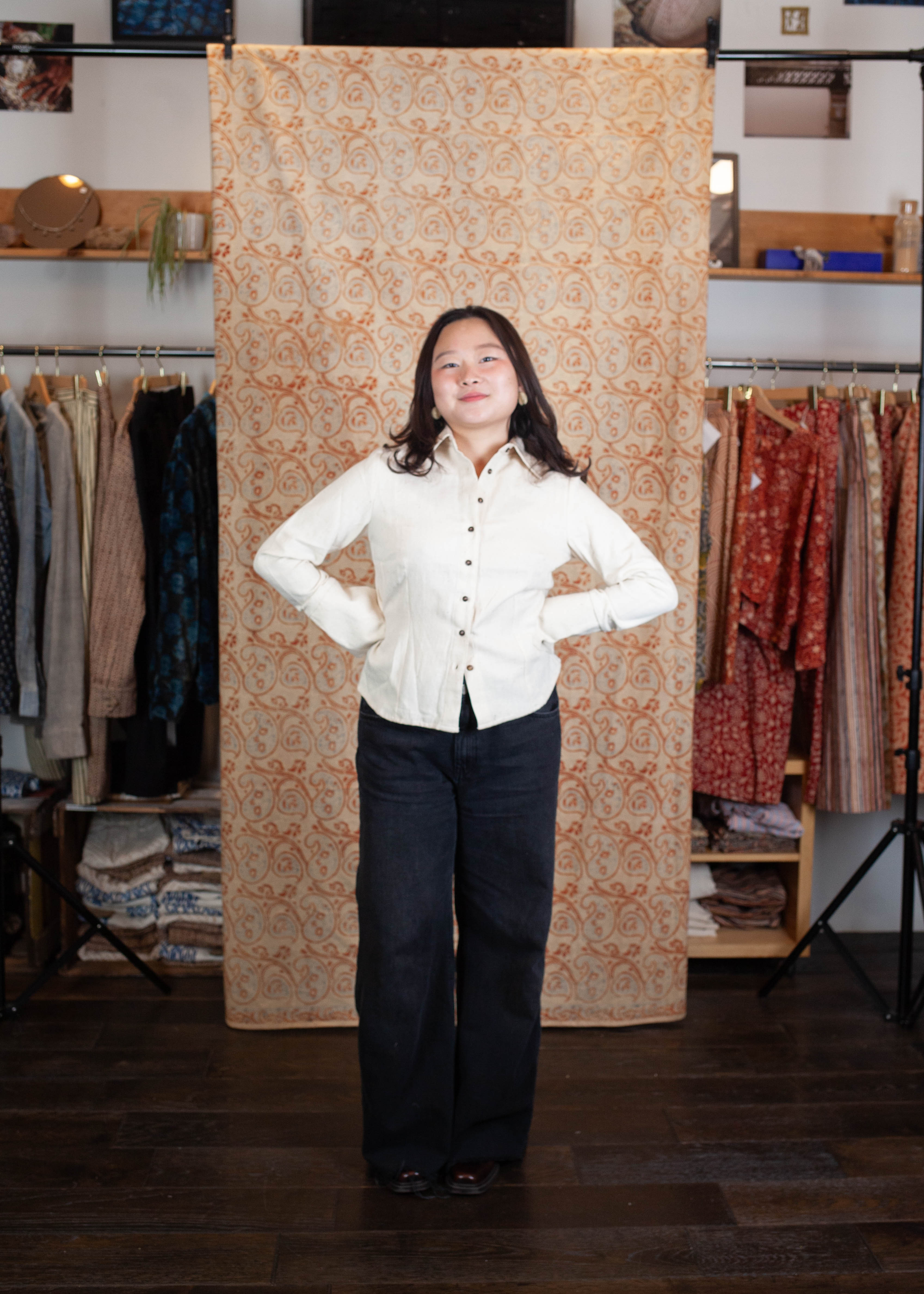 Chemise Bindu V.2 - Kala coton - Coloris NATURE KALA