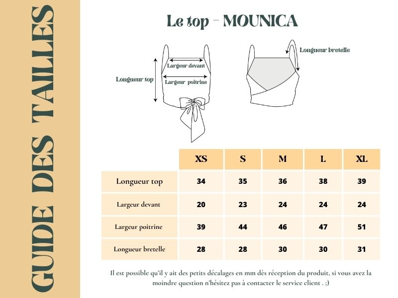 Top Mounica -Kala coton - Imprimé ZINDAGEE (vie)