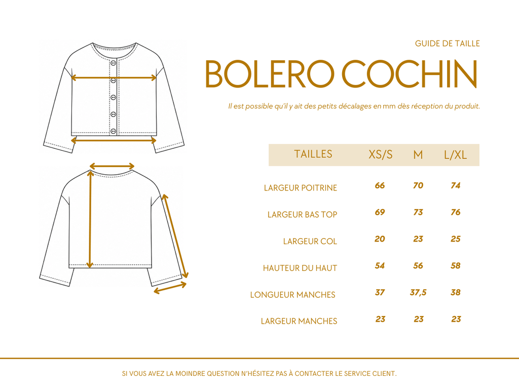 Bolero COCHIN - Coton bio - Imprimé PAHELEE (puzzle)