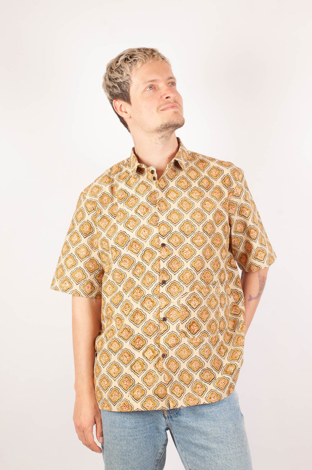 Chemise Linga -Coton bio - Imprimé VISTAAR (expansion)