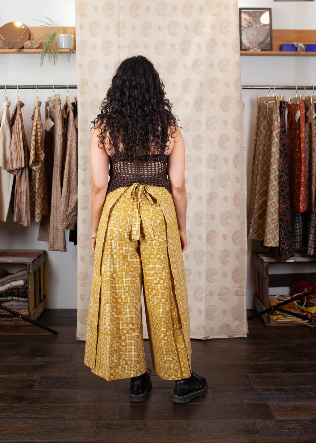 Pantalon SARASWATI -  Coton bio - Imprimé Bartakap