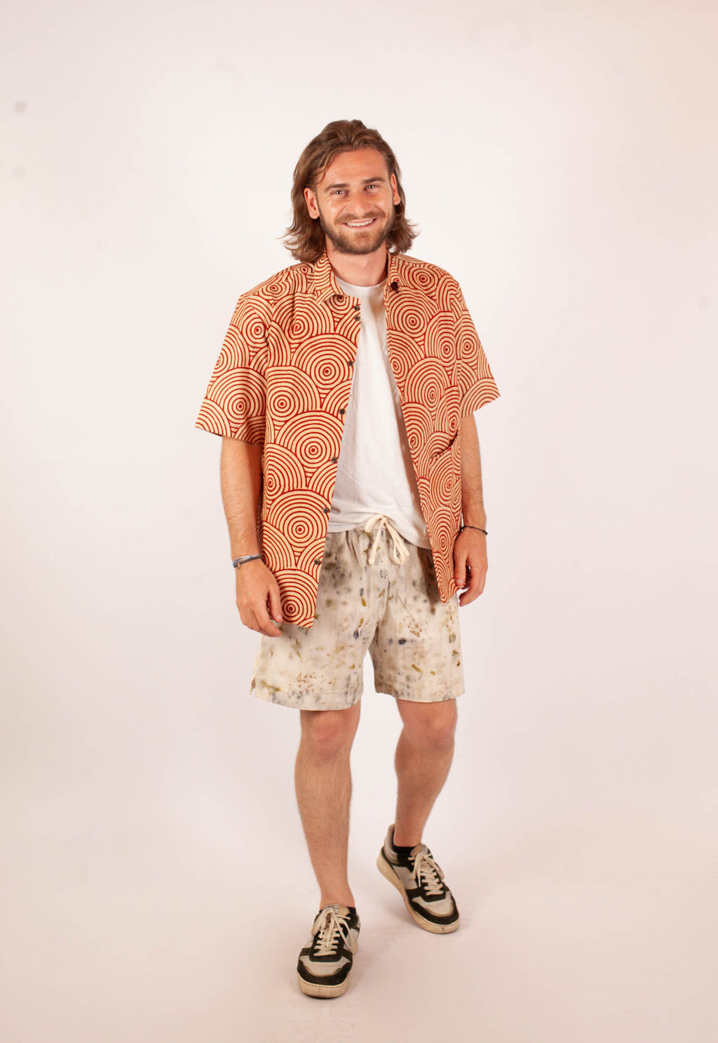Short Bhuj - Kala coton - Imprimé AANAND (joie)
