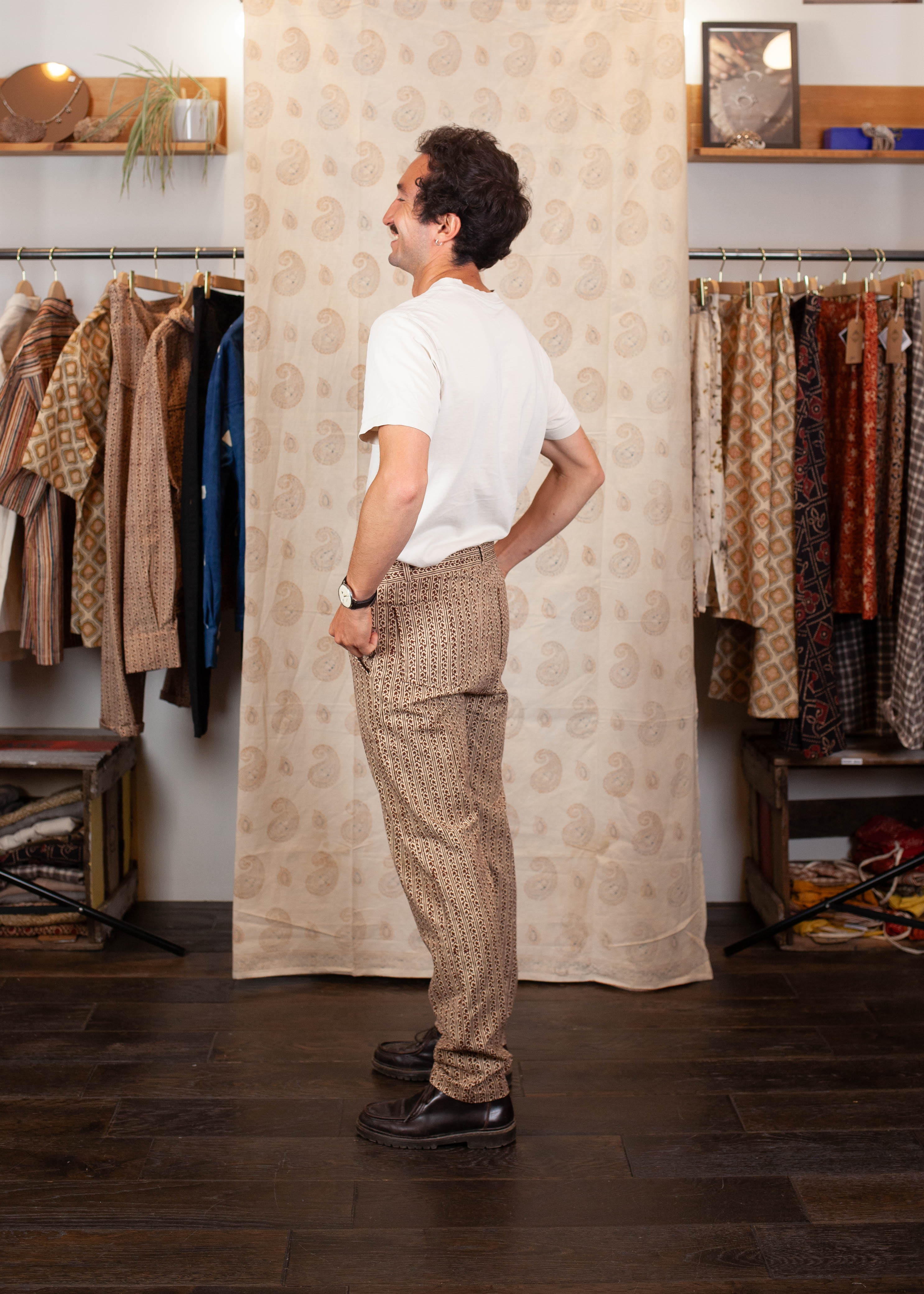 Pantalon Hosur - Coton bio - Imprimé UDAAN (envol)