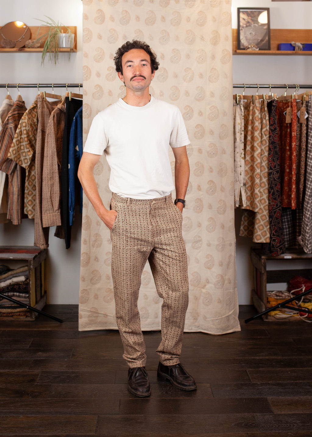 Pantalon Hosur - Coton bio - Imprimé UDAAN (envol)