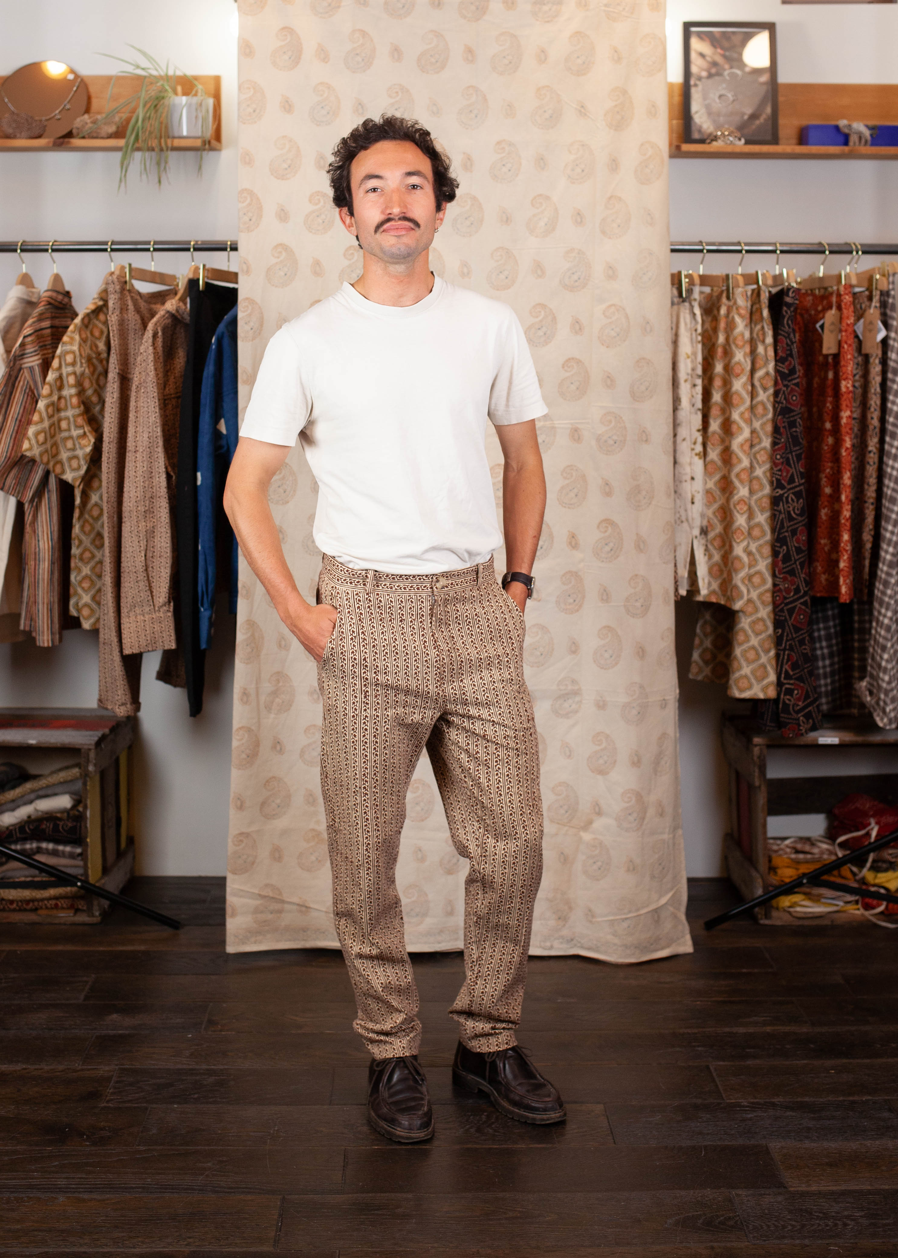 Pantalon Hosur - Coton bio - Imprimé UDAAN (envol)