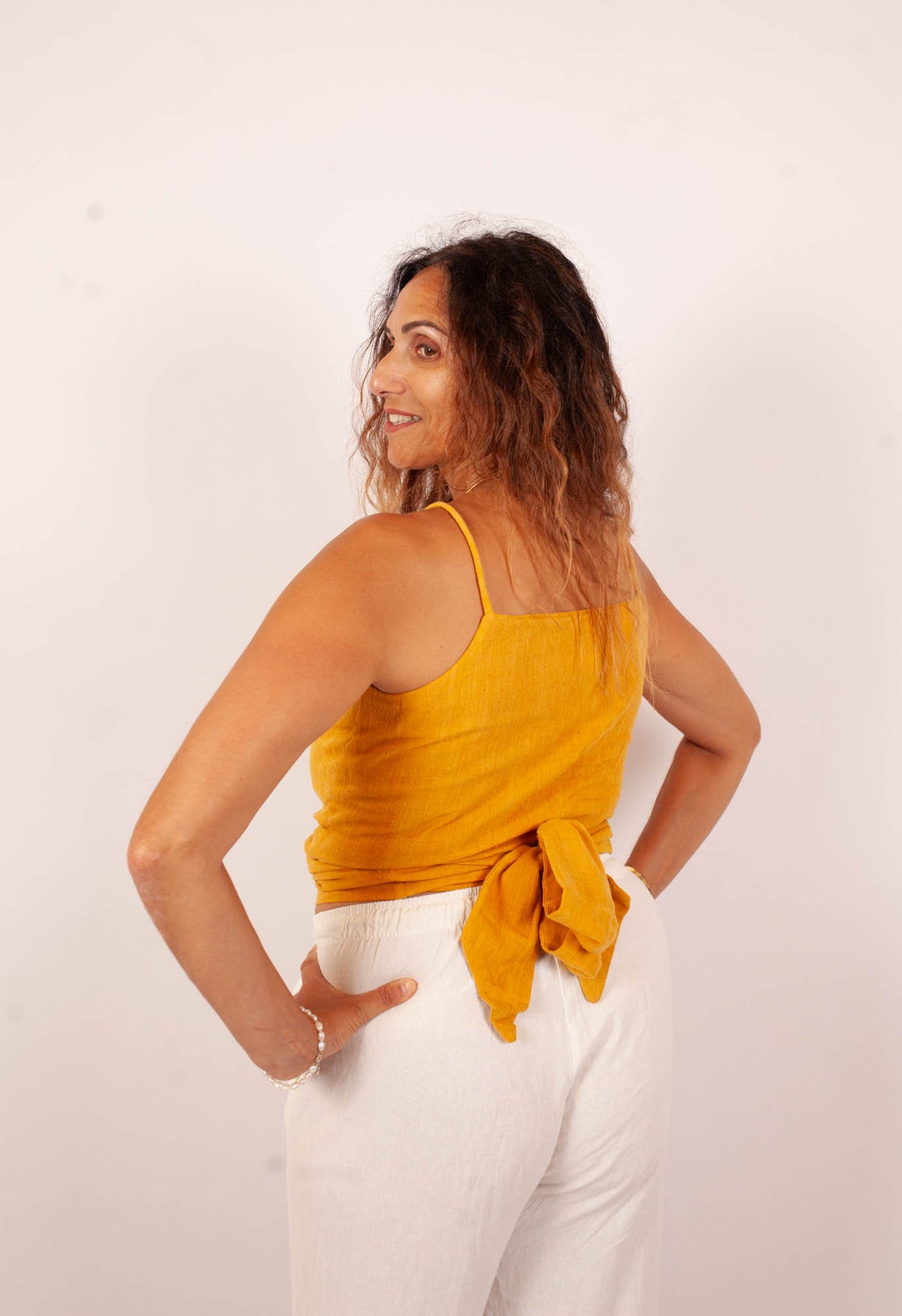 Top Mounica -Orange Kala