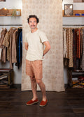 Short Bhuj -Coton bio - Imprimé UTHANA (élévation)