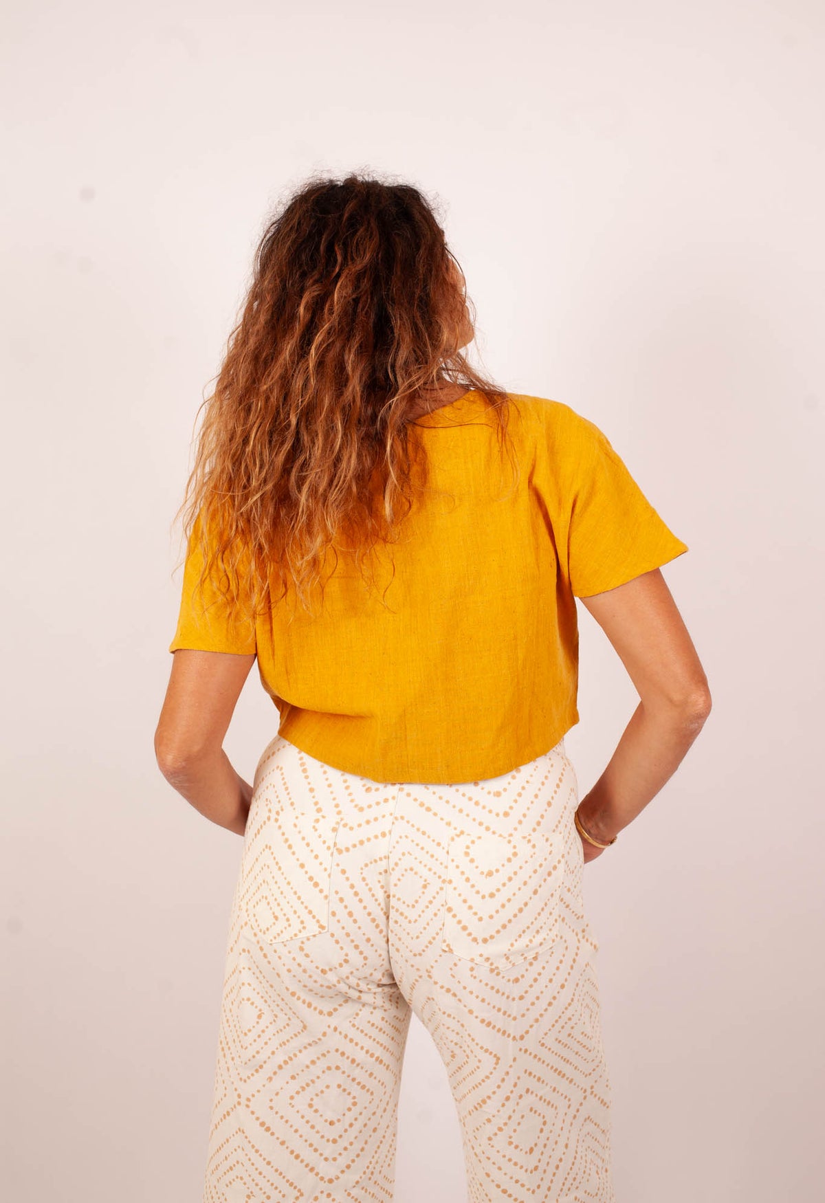 Top PALAKOLLU - Orange Kala