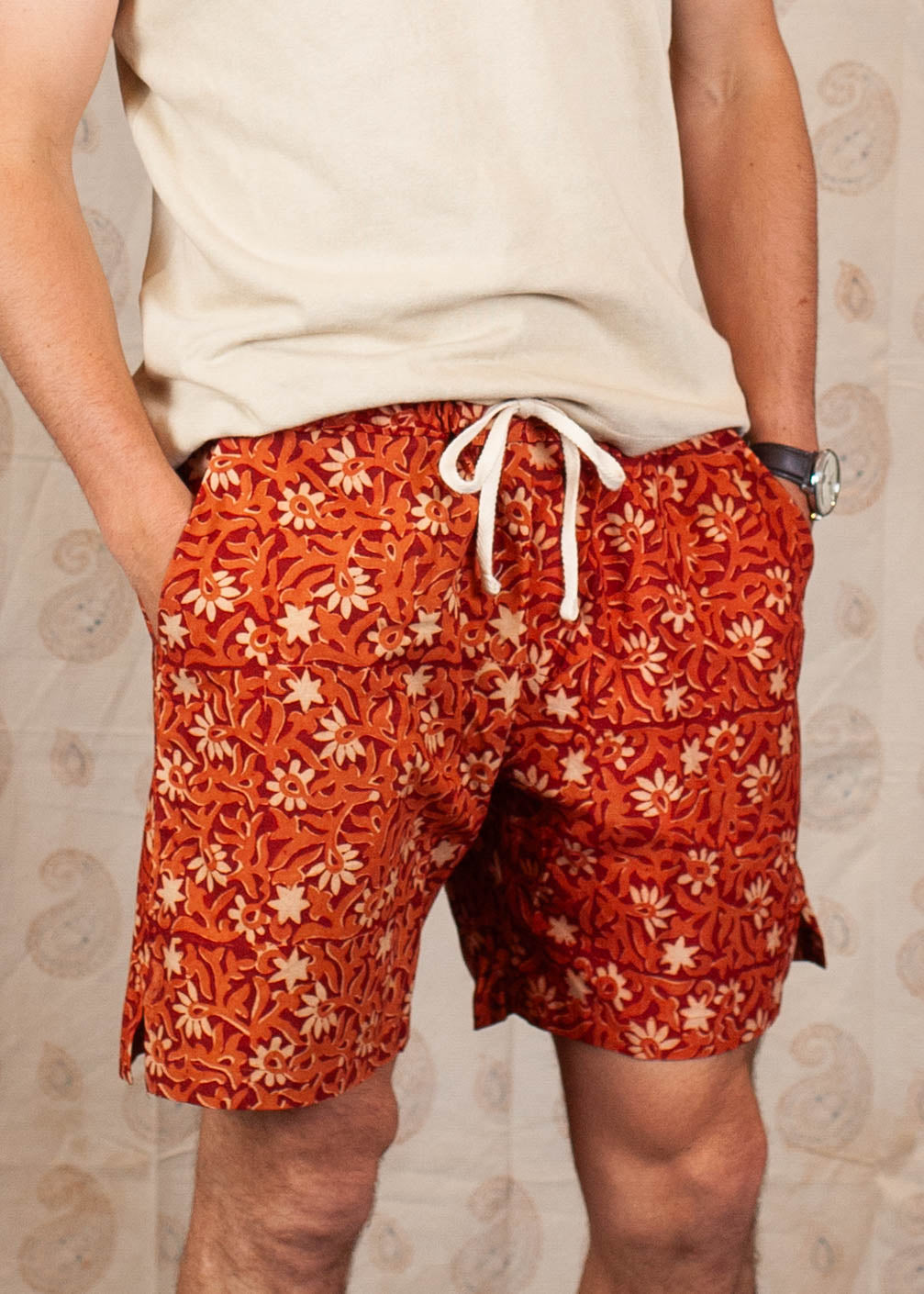 Short Bhuj -Coton bio - Imprimé KALEE (bourgeon)
